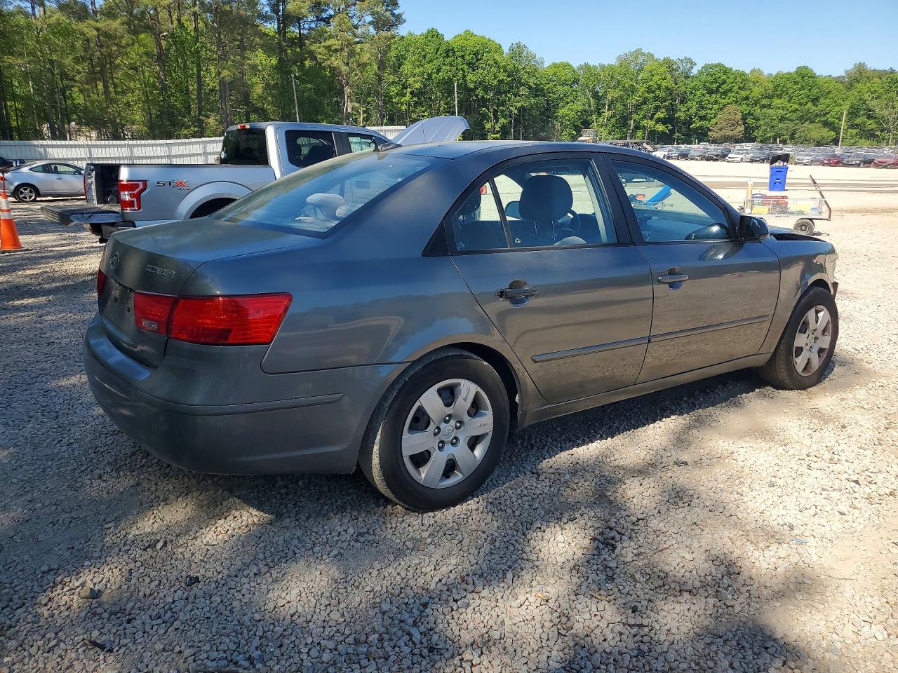 2010 Hyundai Sonata Gls Silver vin: 5NPET4ACXAH654408