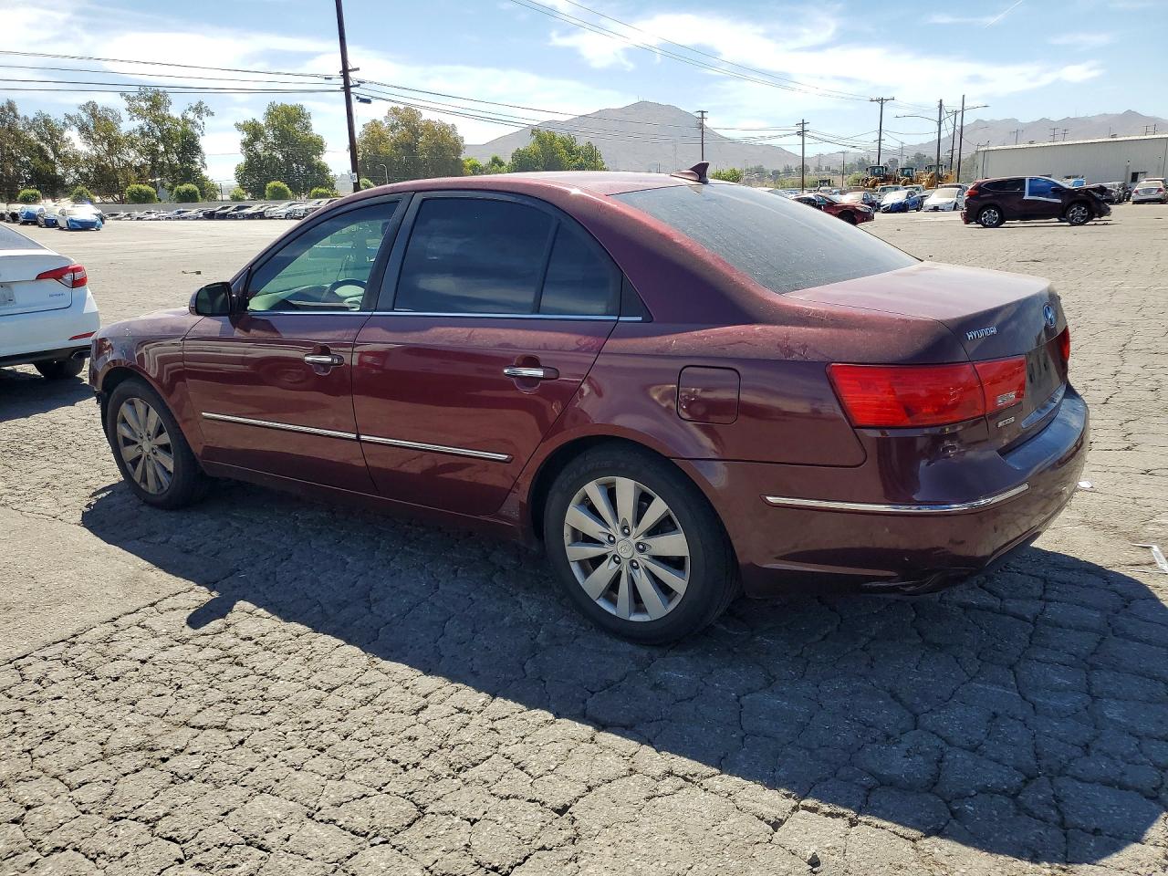 2009 Hyundai Sonata Limited Темно-бордовый vin: 5NPEU46C09H518550