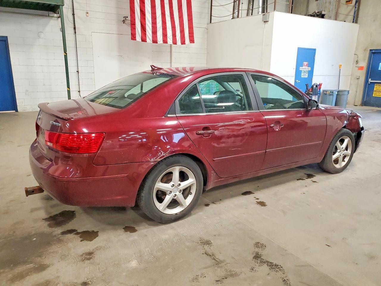 2009 Hyundai Sonata Se Maroon vin: 5NPEU46C09H533064
