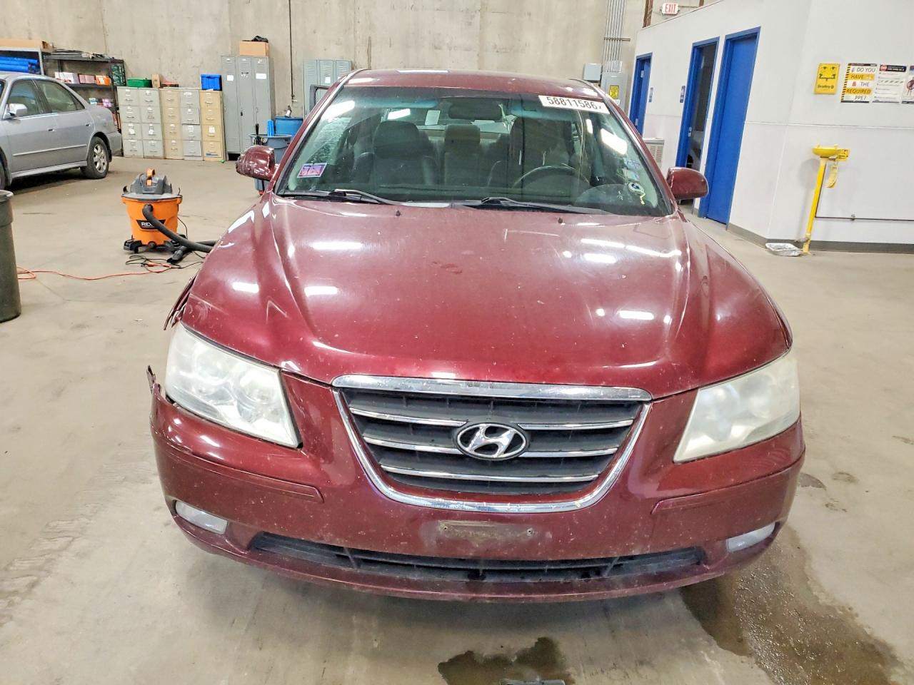 2009 Hyundai Sonata Se Maroon vin: 5NPEU46C09H533064