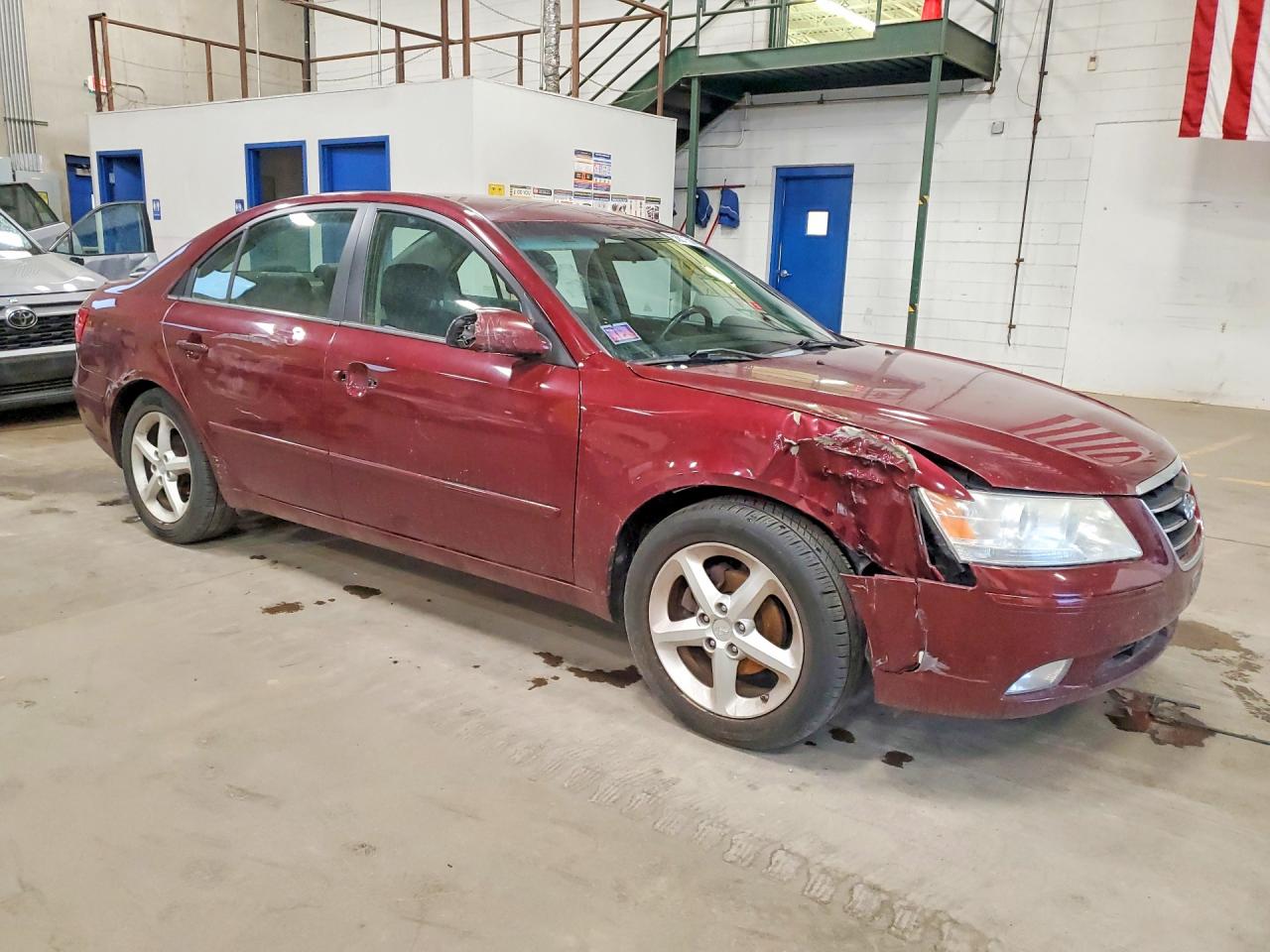 2009 Hyundai Sonata Se Maroon vin: 5NPEU46C09H533064