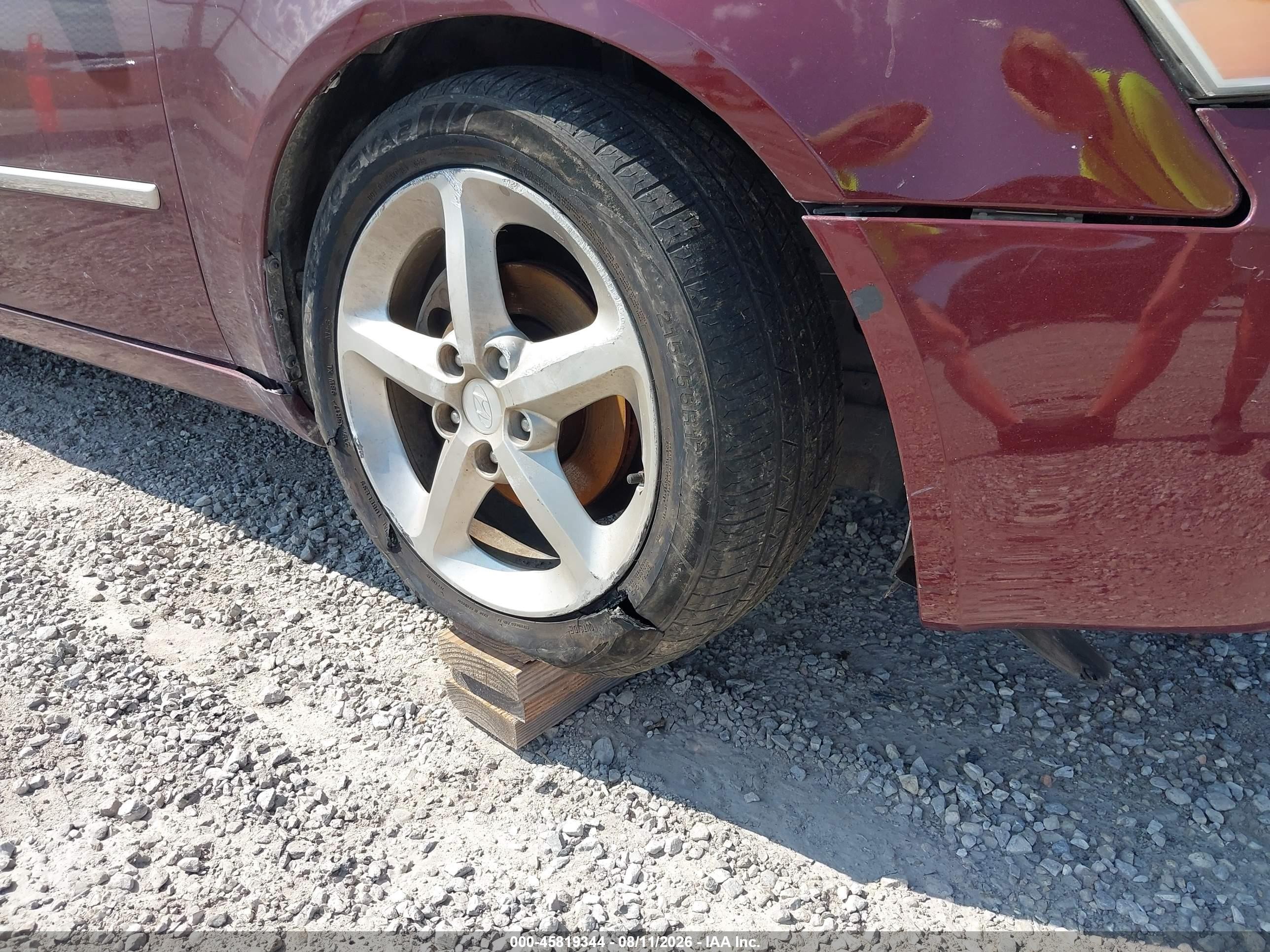 2008 Hyundai Sonata Limited/se Темно-бордовый vin: 5NPEU46C18H338041