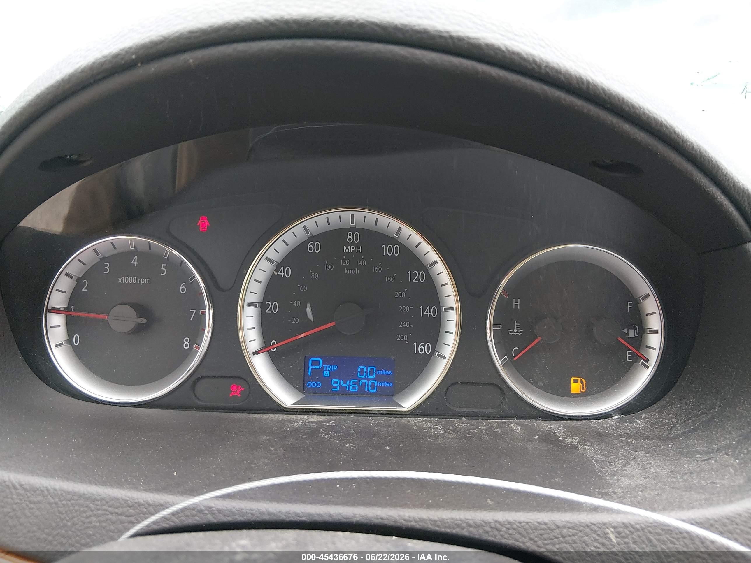 2009 Hyundai Sonata Limited Light Blue vin: 5NPEU46C19H566106