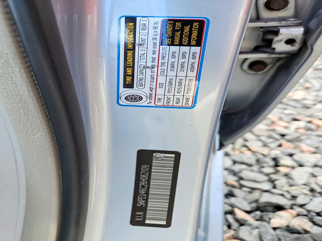 2006 Hyundai Sonata Gls Silver vin: 5NPEU46C26H062109
