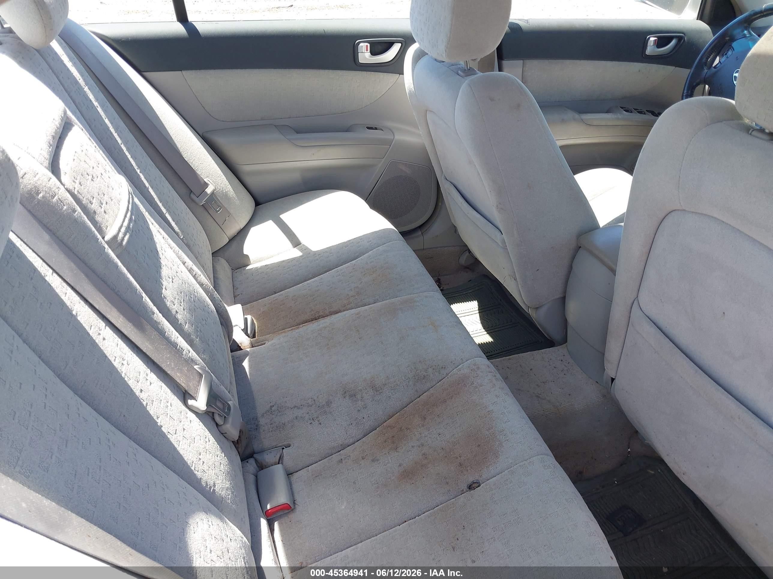 2006 Hyundai Sonata Gls Silver vin: 5NPEU46C26H079136