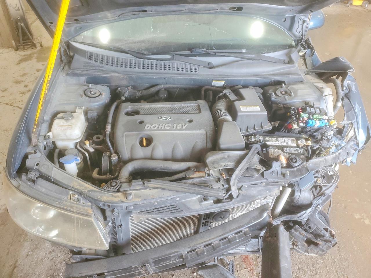 2008 Hyundai Sonata Se Blue vin: 5NPEU46C28H355219