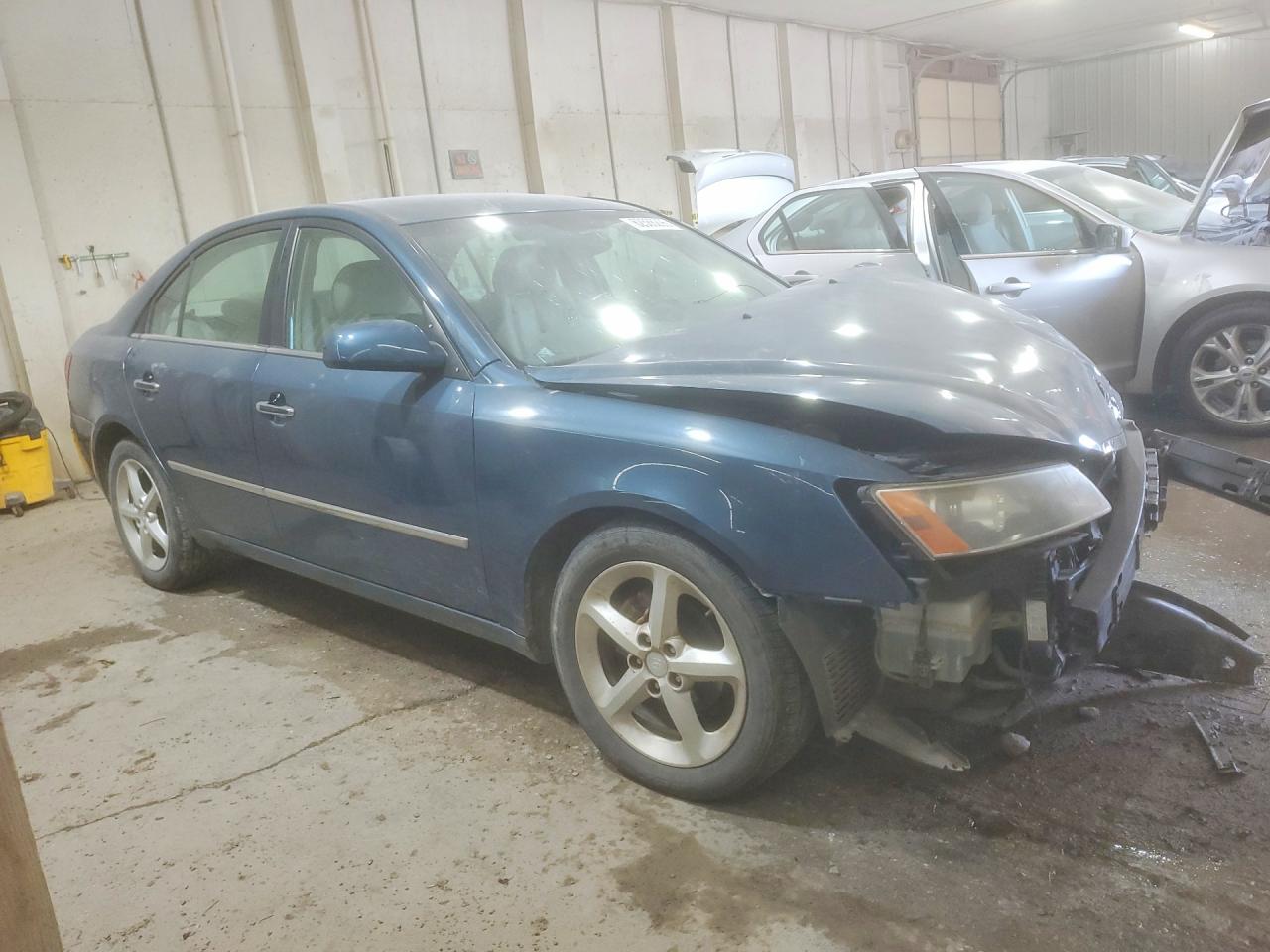 2008 Hyundai Sonata Se Blue vin: 5NPEU46C28H355219