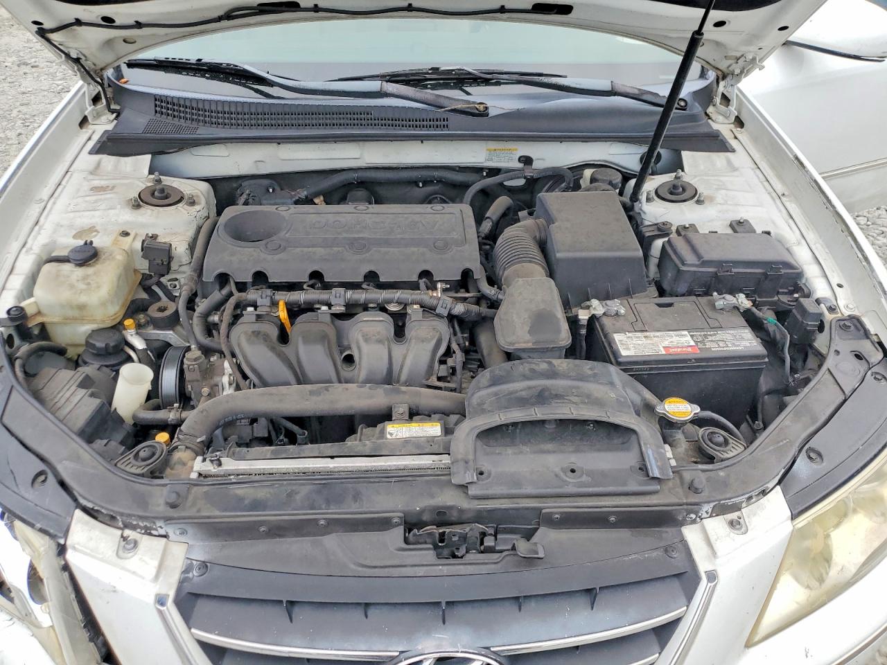 2009 Hyundai Sonata Limited White vin: 5NPEU46C29H430728