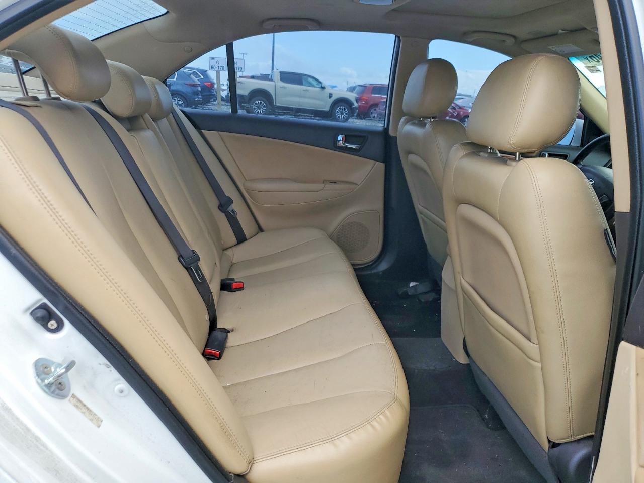 2009 Hyundai Sonata Limited White vin: 5NPEU46C29H430728