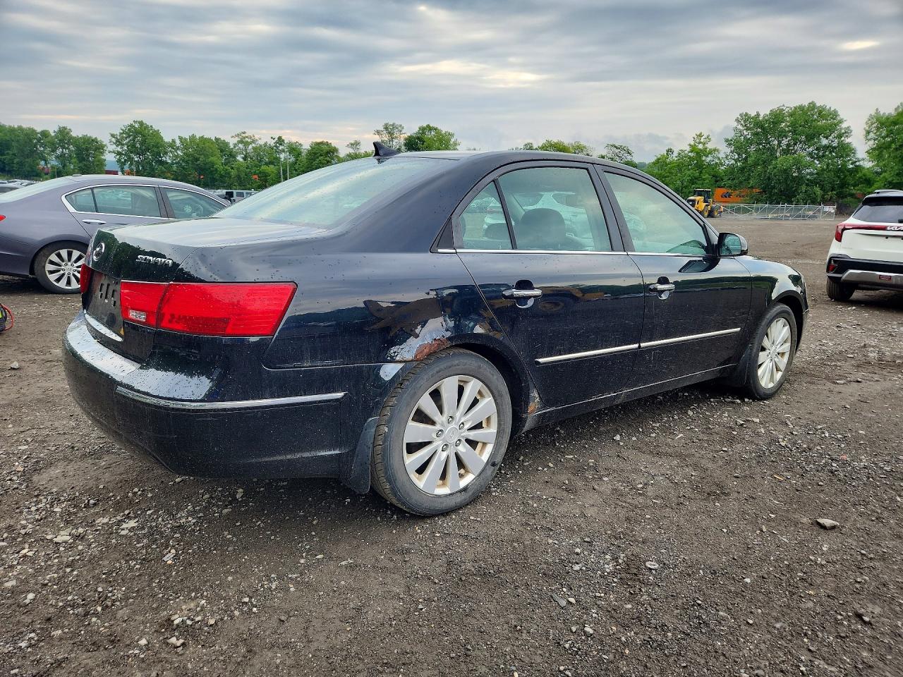 2009 Hyundai Sonata Черный vin: 5NPEU46C29H438912
