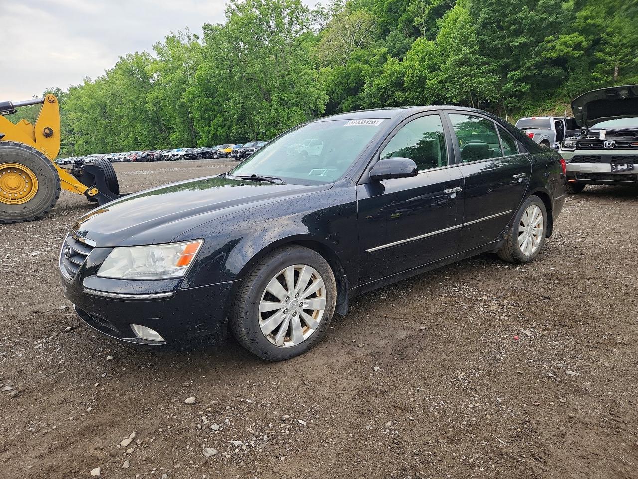 2009 Hyundai Sonata Черный vin: 5NPEU46C29H438912