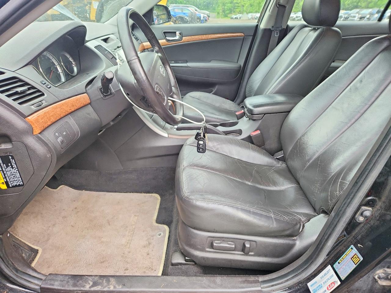 2009 Hyundai Sonata Черный vin: 5NPEU46C29H438912