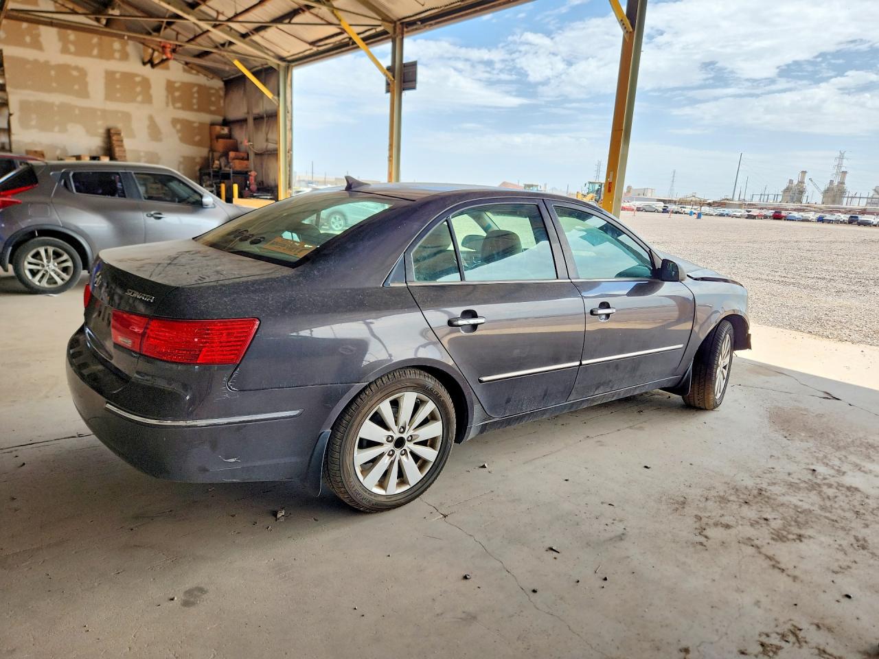 2009 Hyundai Sonata Limited Charcoal vin: 5NPEU46C29H548181