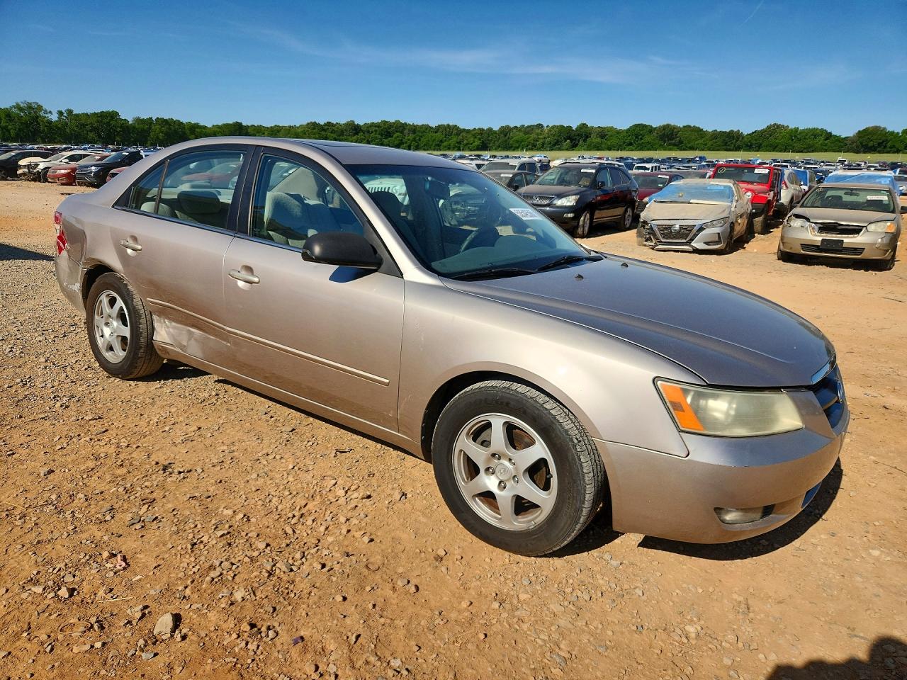 2006 Hyundai Sonata Gls Beige vin: 5NPEU46C36H130448