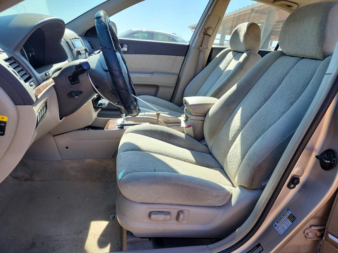 2006 Hyundai Sonata Gls Beige vin: 5NPEU46C36H130448