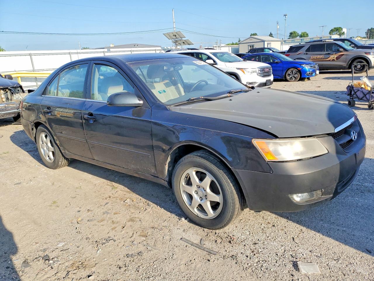 2006 Hyundai Sonata Gls Синий vin: 5NPEU46C46H079204