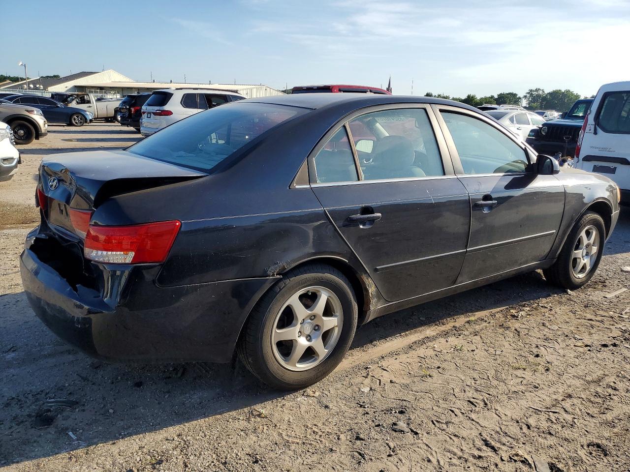 2006 Hyundai Sonata Gls Синий vin: 5NPEU46C46H079204