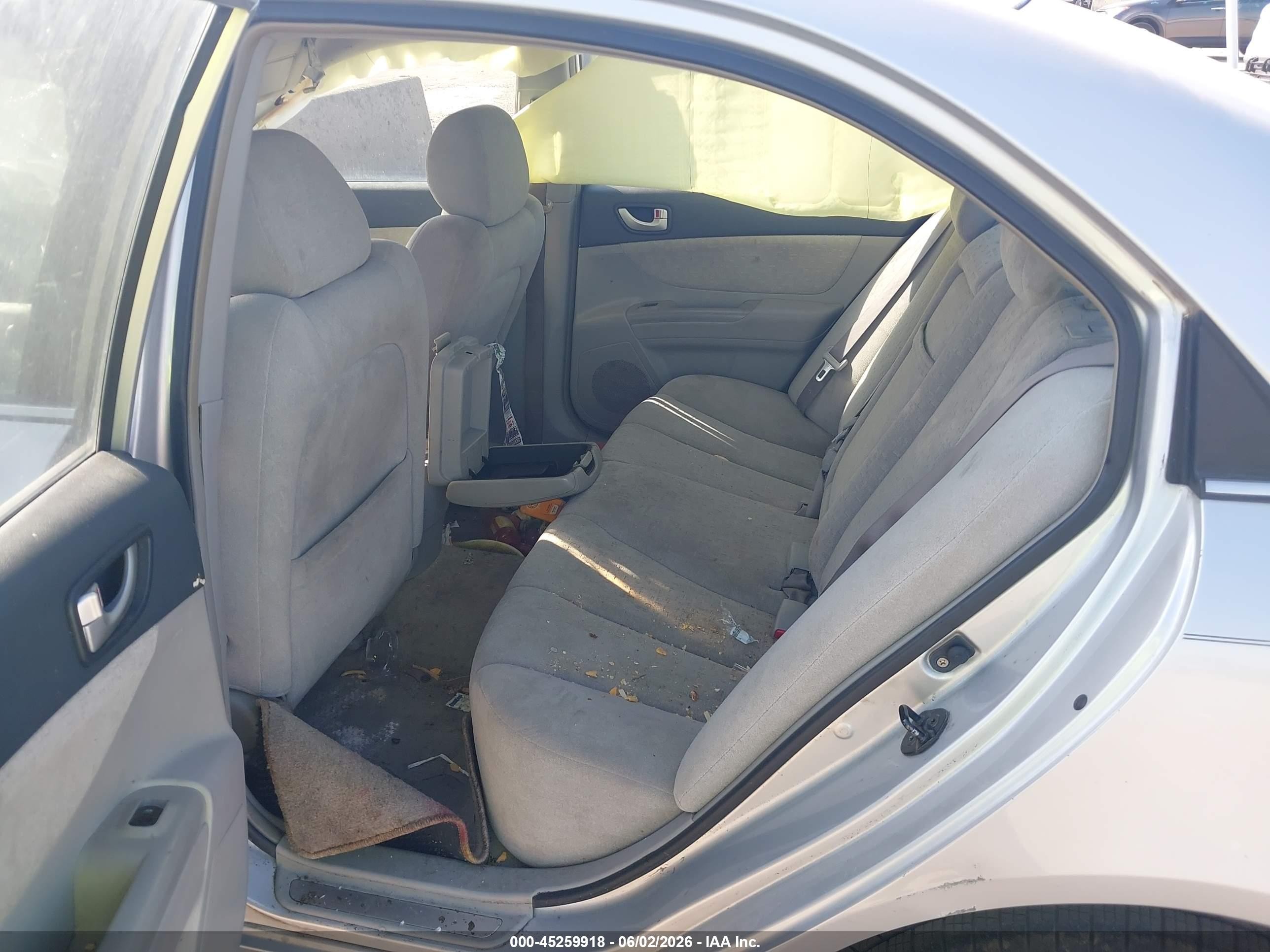 2006 Hyundai Sonata Gls Silver vin: 5NPEU46C46H136467