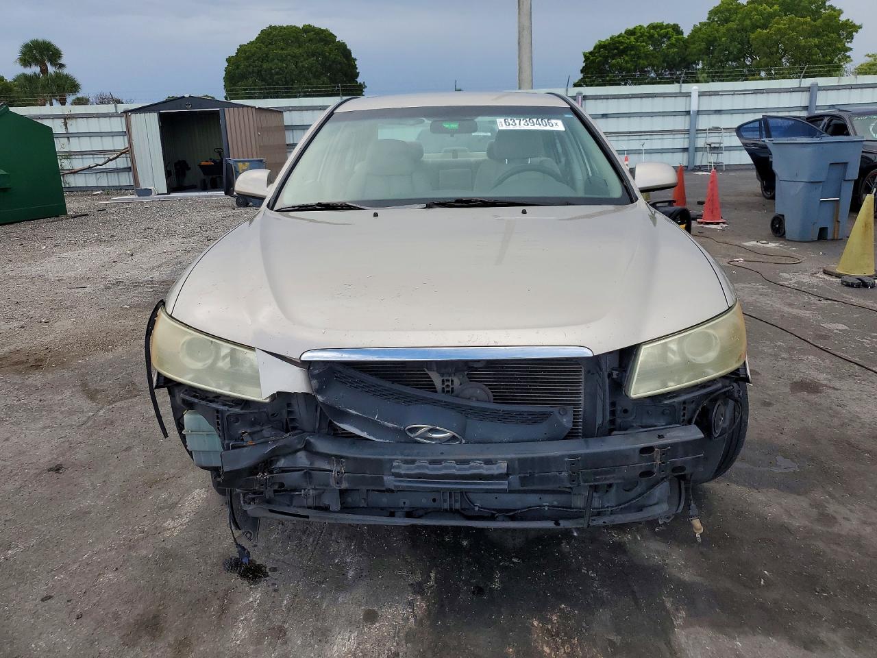 2006 Hyundai Sonata Gls Beige vin: 5NPEU46C46H159991