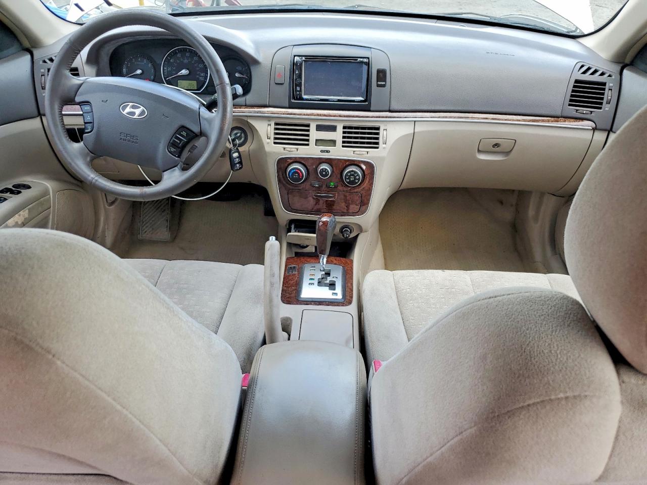 2006 Hyundai Sonata Gls Beige vin: 5NPEU46C46H159991