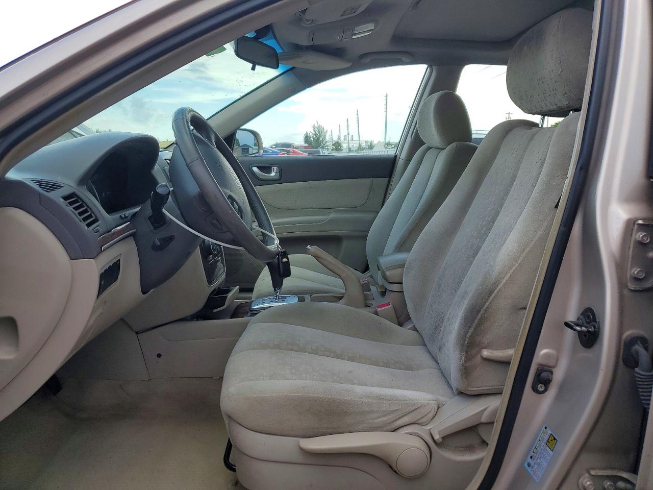 2006 Hyundai Sonata Gls Beige vin: 5NPEU46C46H159991
