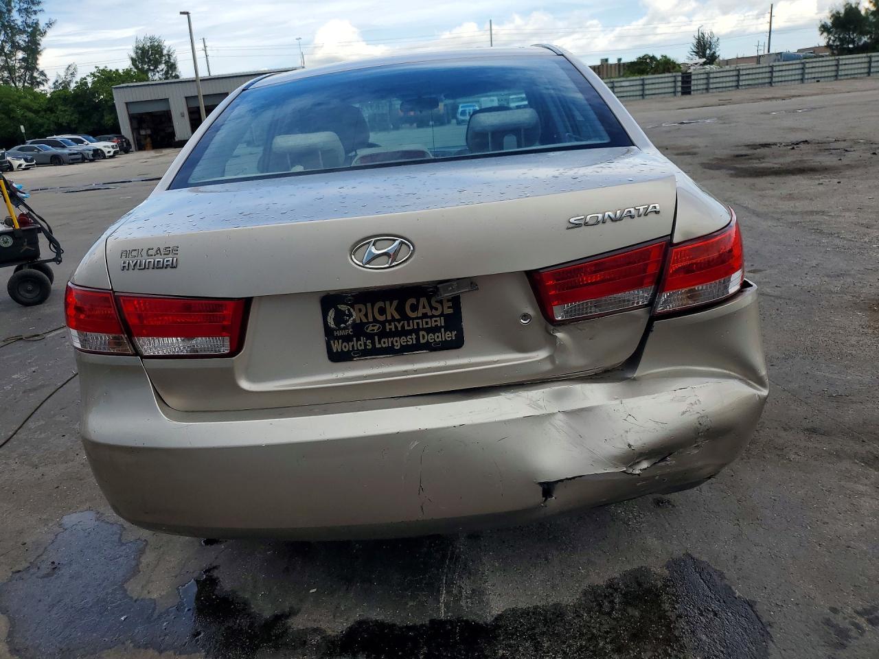 2006 Hyundai Sonata Gls Beige vin: 5NPEU46C46H159991