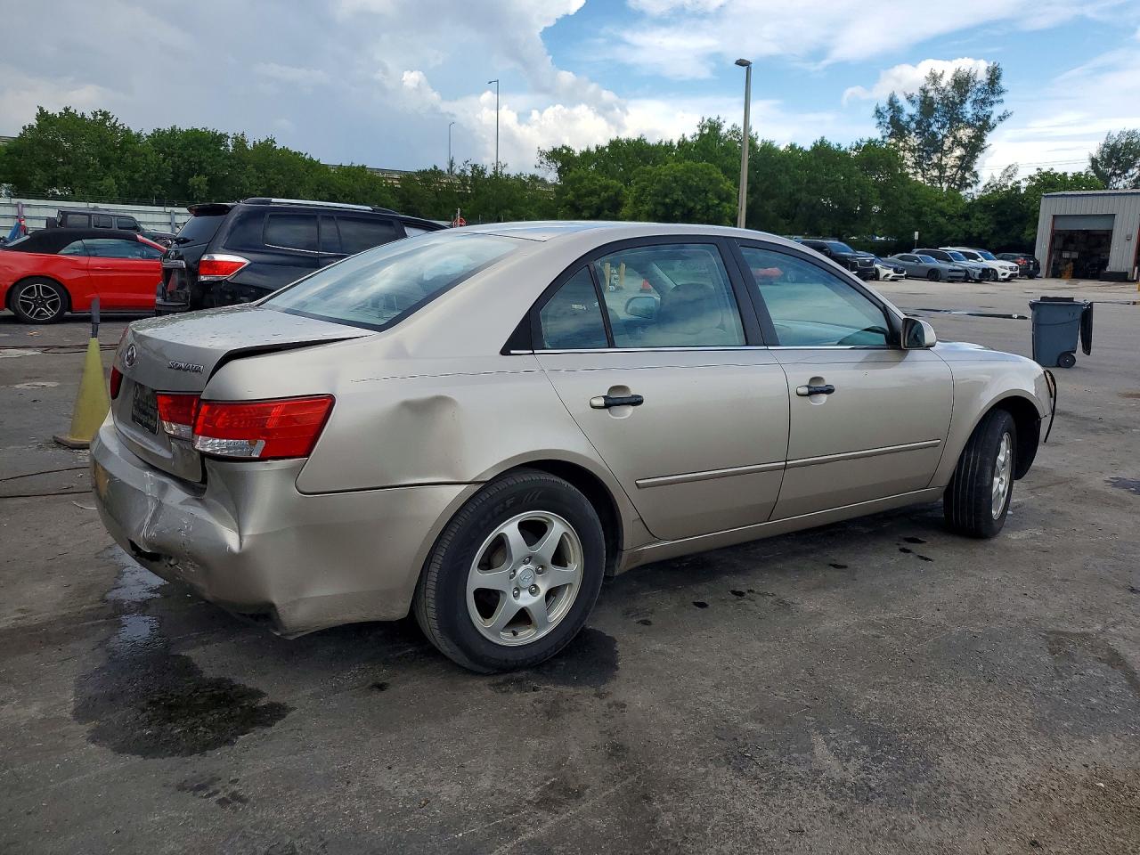 2006 Hyundai Sonata Gls Beige vin: 5NPEU46C46H159991