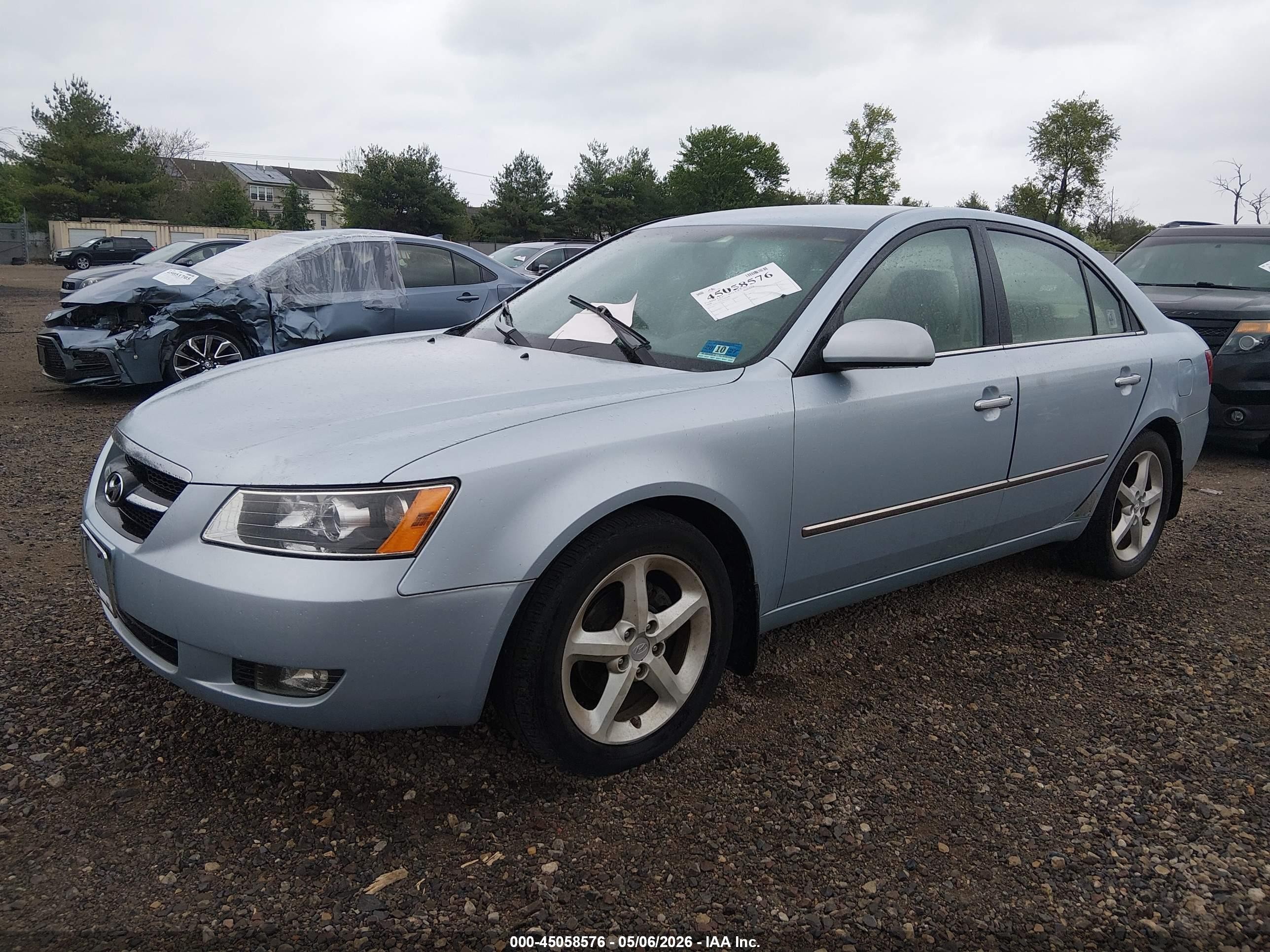 2008 Hyundai Sonata Limited/se Серый vin: 5NPEU46C48H316227