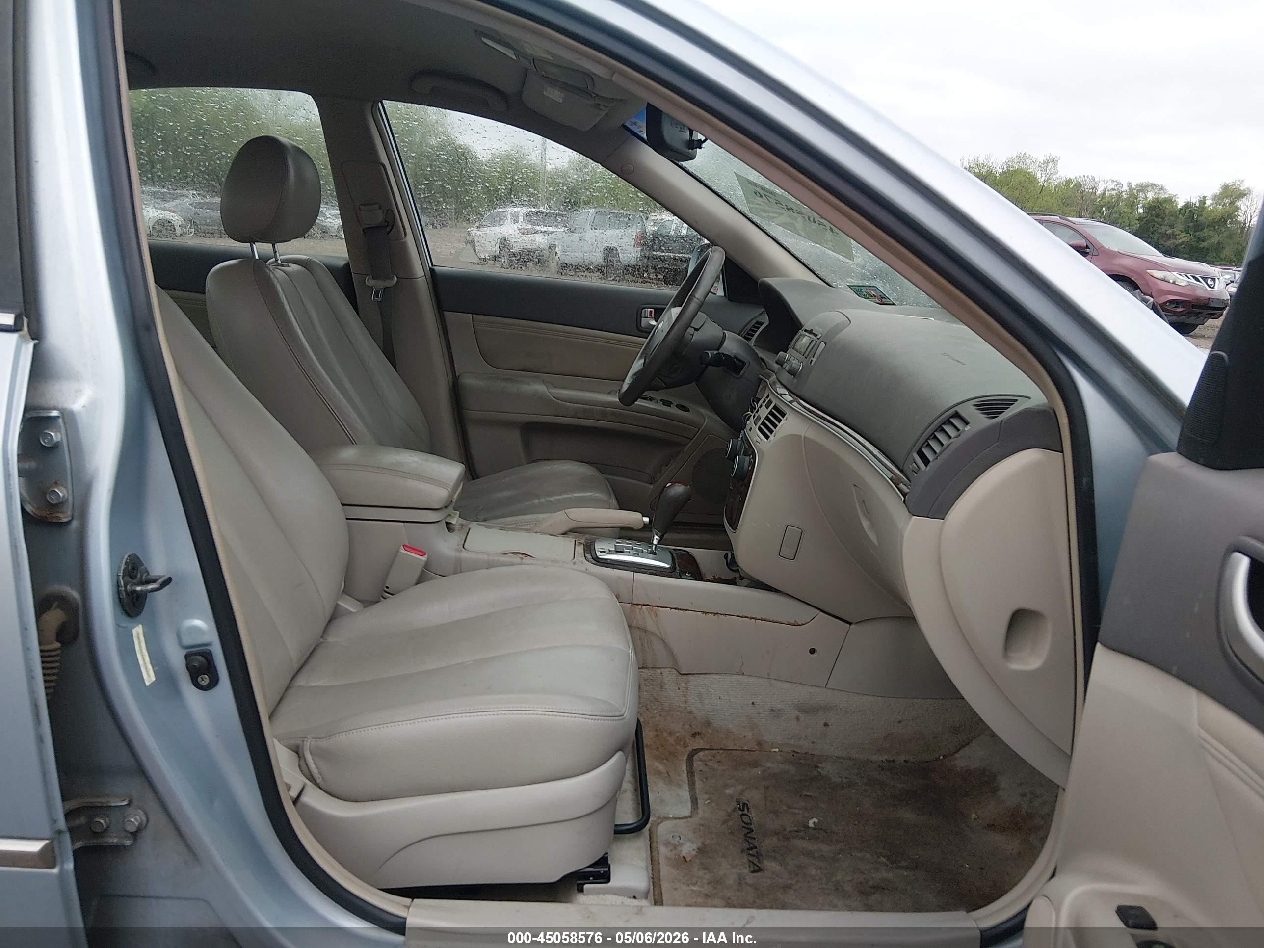 2008 Hyundai Sonata Limited/se Серый vin: 5NPEU46C48H316227