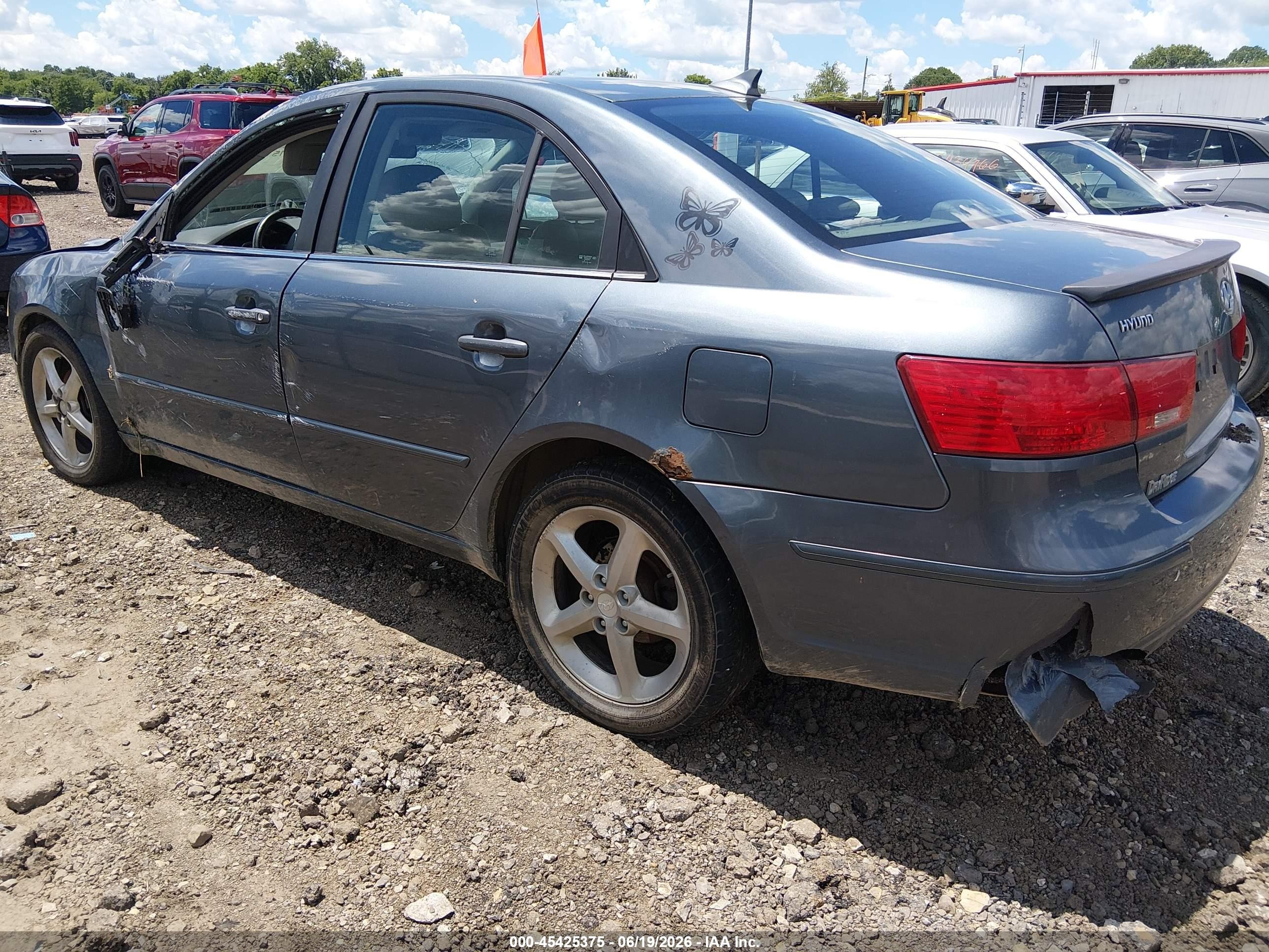 2009 Hyundai Sonata Se Gray vin: 5NPEU46C49H499291