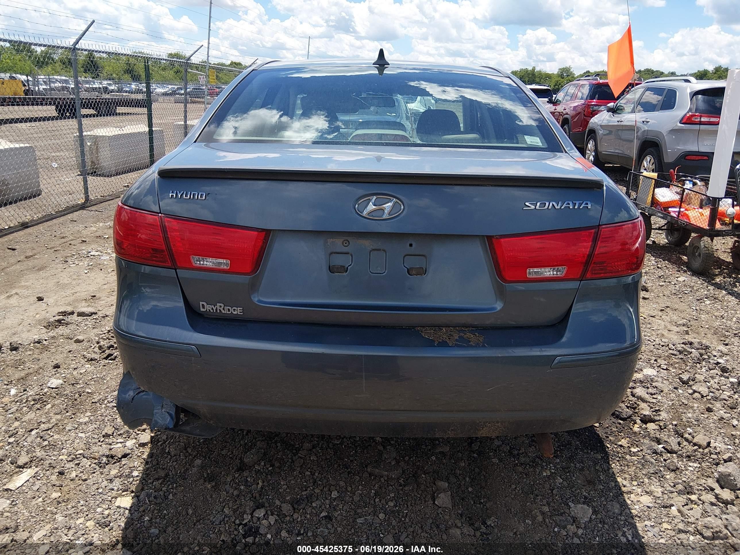 2009 Hyundai Sonata Se Gray vin: 5NPEU46C49H499291
