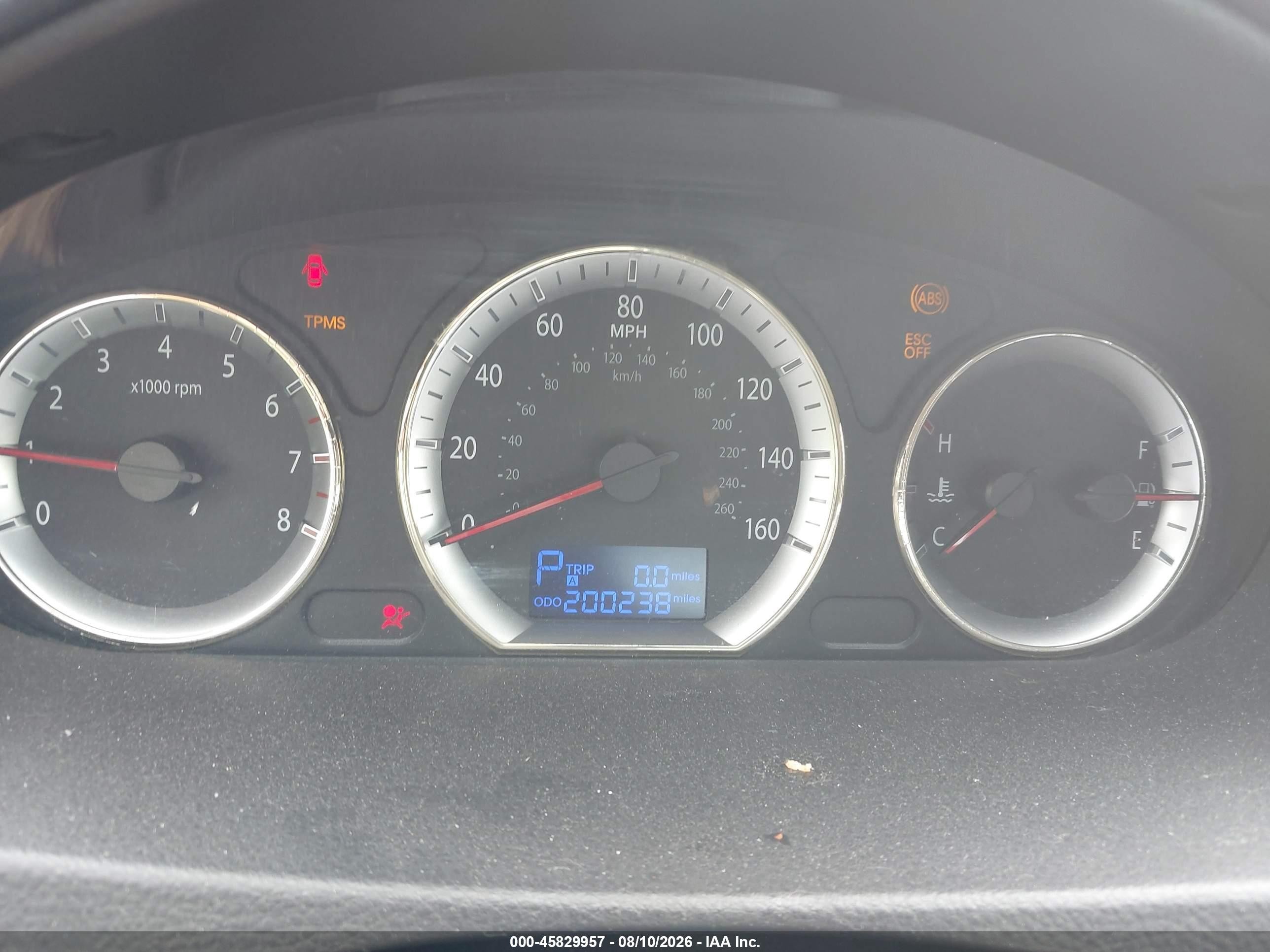 2009 Hyundai Sonata Se Красный vin: 5NPEU46C49H510967