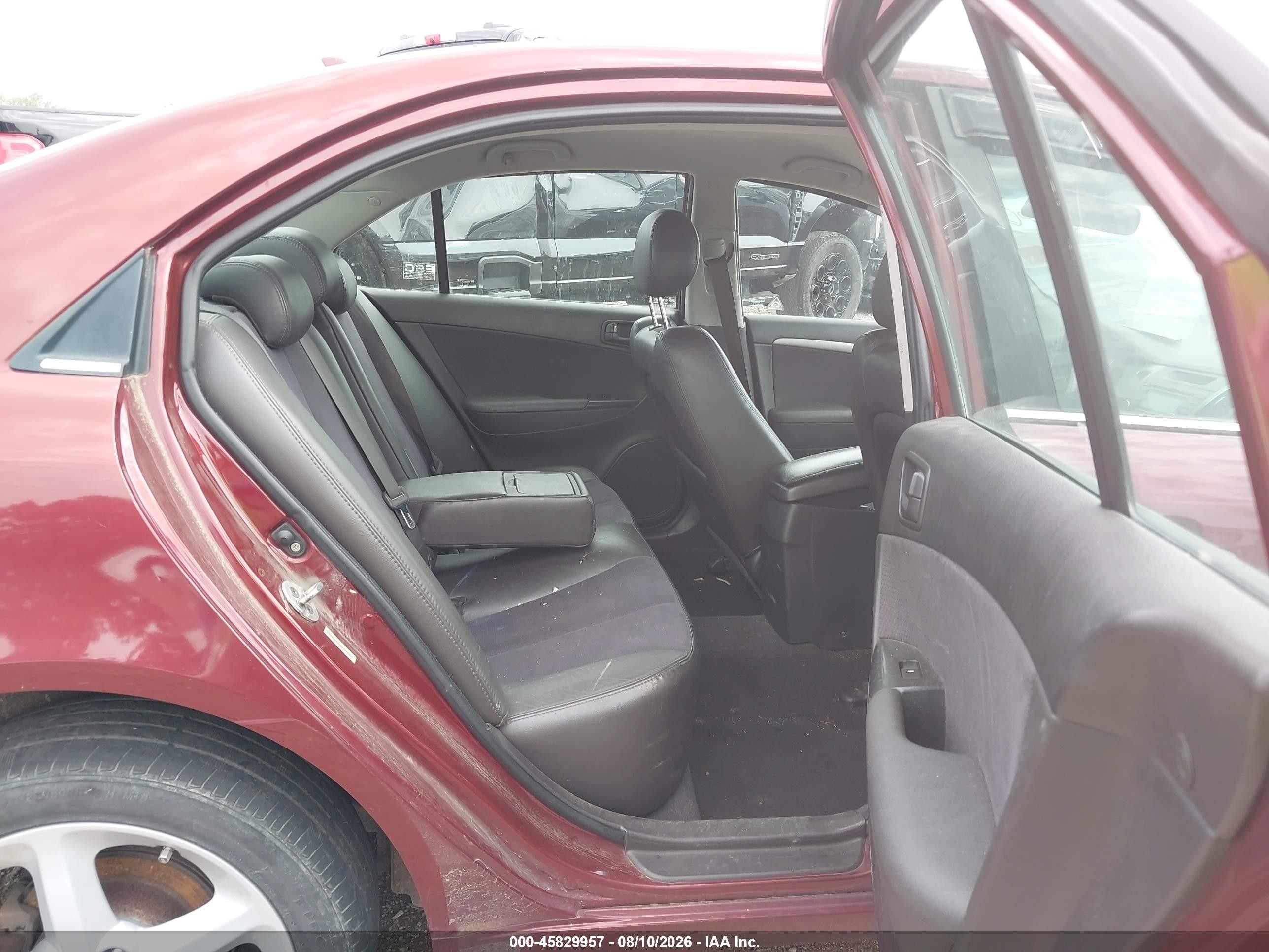2009 Hyundai Sonata Se Красный vin: 5NPEU46C49H510967