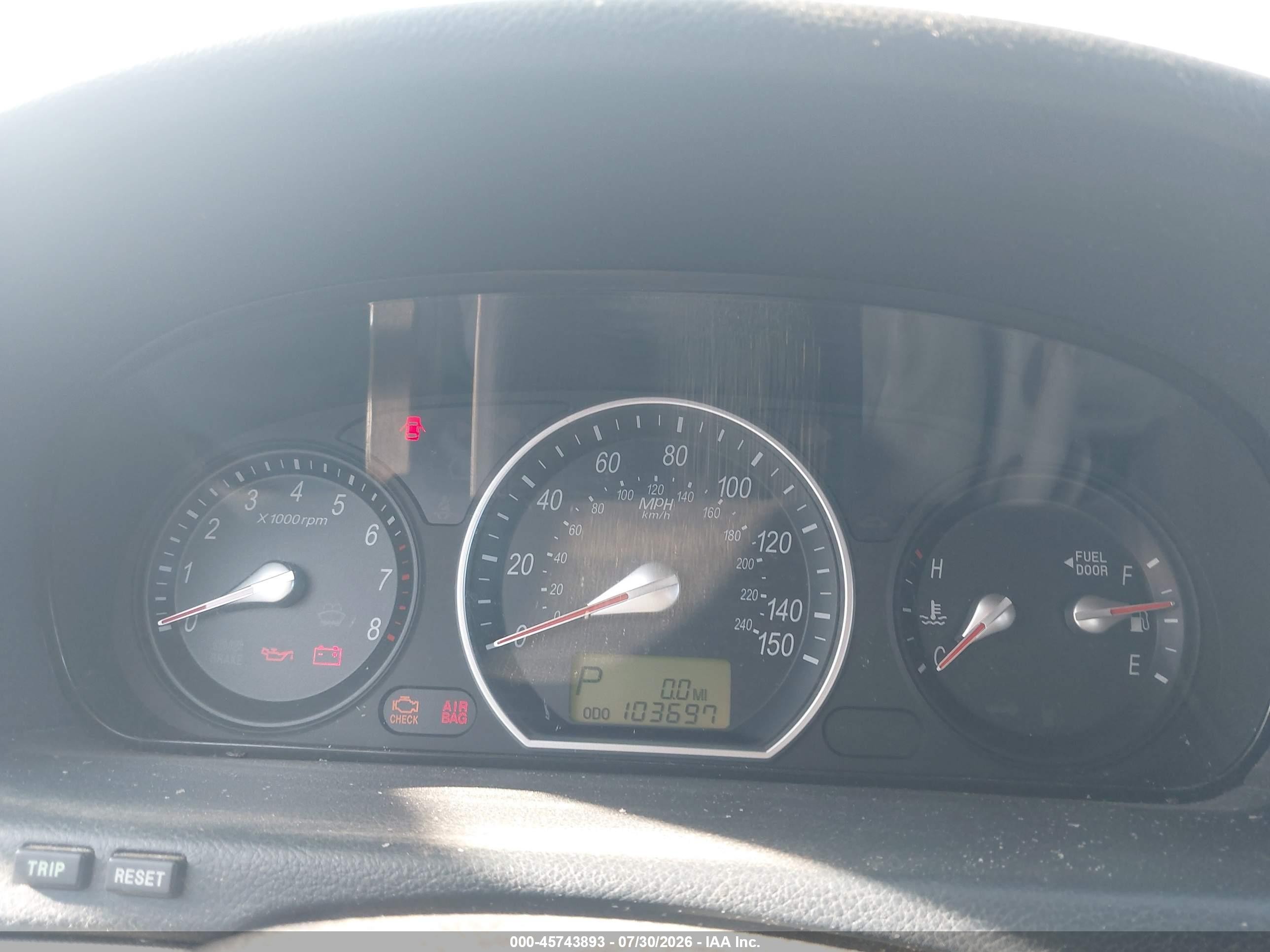2006 Hyundai Sonata Gls Blue vin: 5NPEU46C56H153388