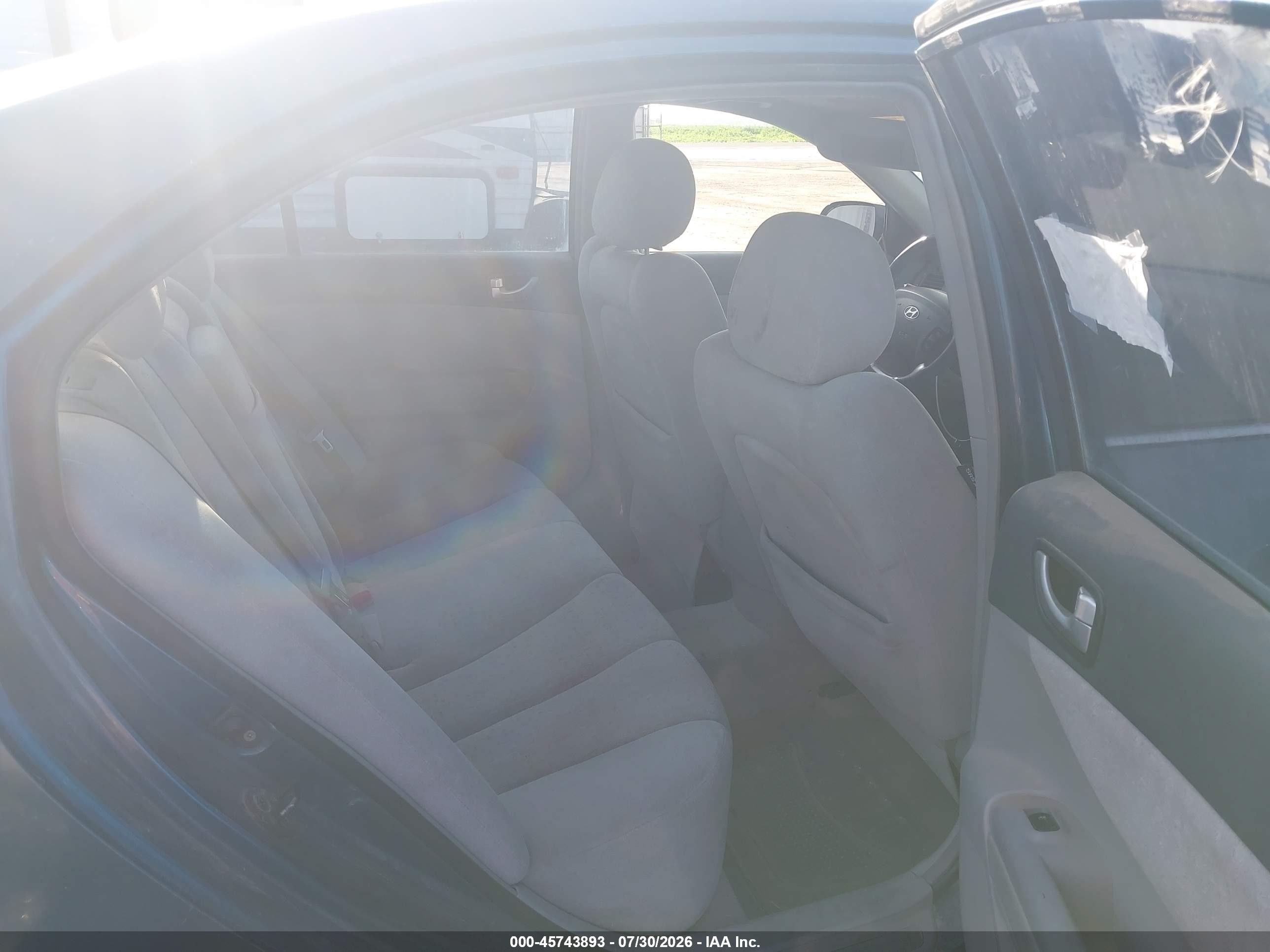 2006 Hyundai Sonata Gls Blue vin: 5NPEU46C56H153388