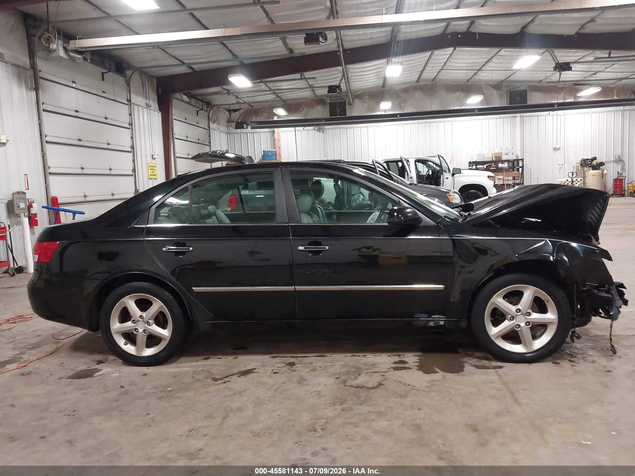 2008 Hyundai Sonata Limited/se Black vin: 5NPEU46C58H364626