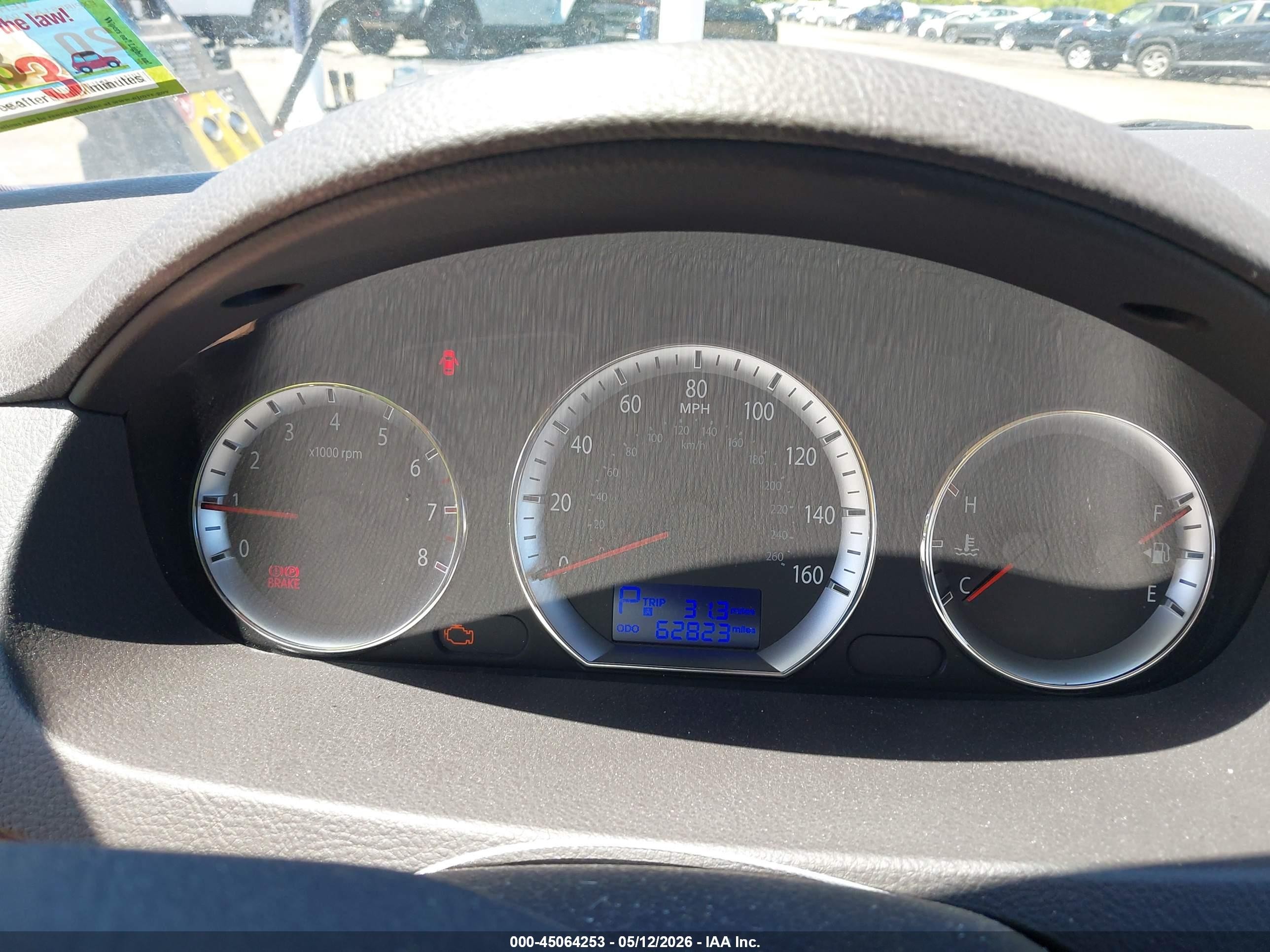 2009 Hyundai Sonata Limited Burgundy vin: 5NPEU46C59H405659