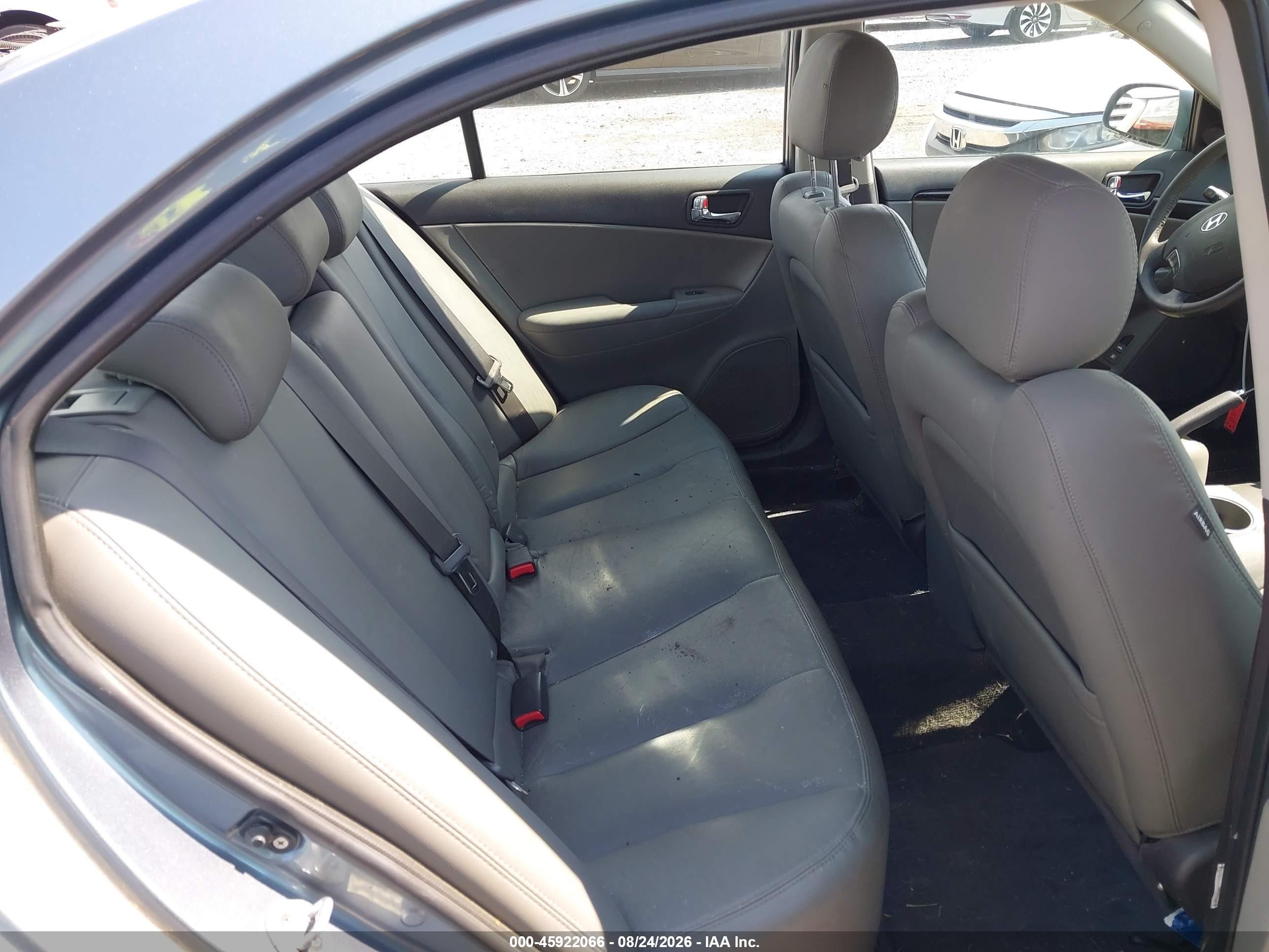 2009 Hyundai Sonata Limited Light Blue vin: 5NPEU46C59H530905
