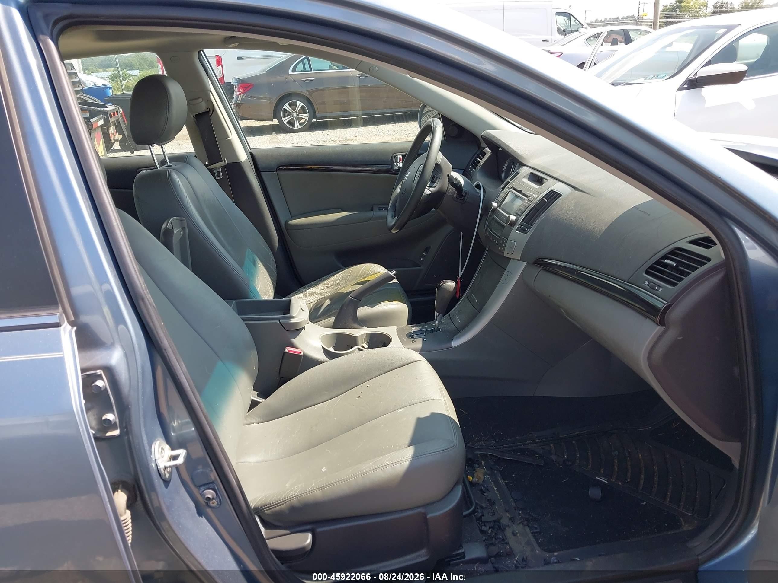 2009 Hyundai Sonata Limited Light Blue vin: 5NPEU46C59H530905