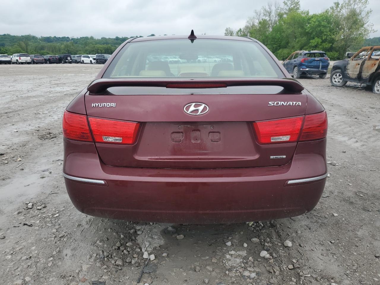 2009 Hyundai Sonata Se Maroon vin: 5NPEU46C59H538048