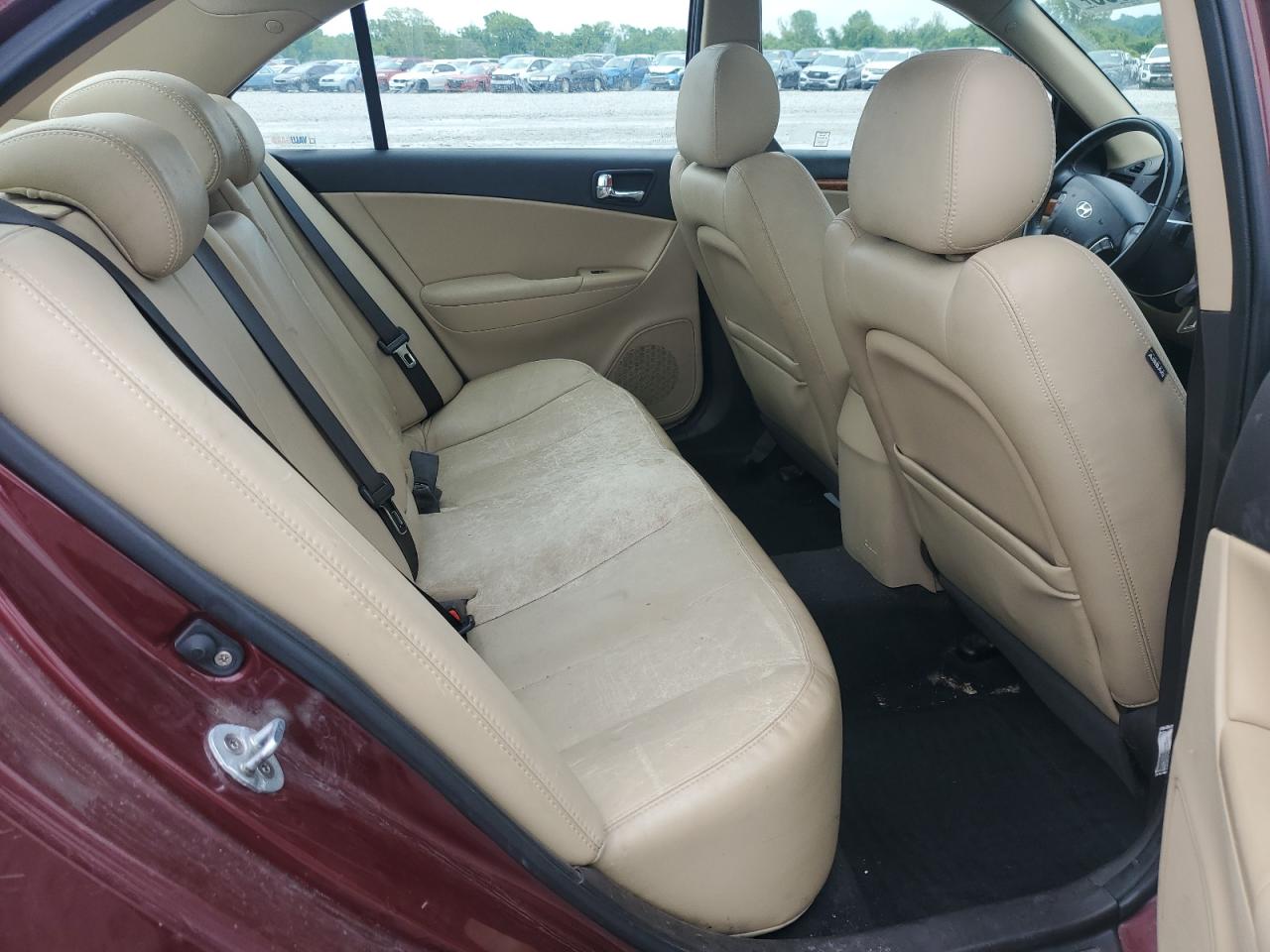 2009 Hyundai Sonata Se Maroon vin: 5NPEU46C59H538048