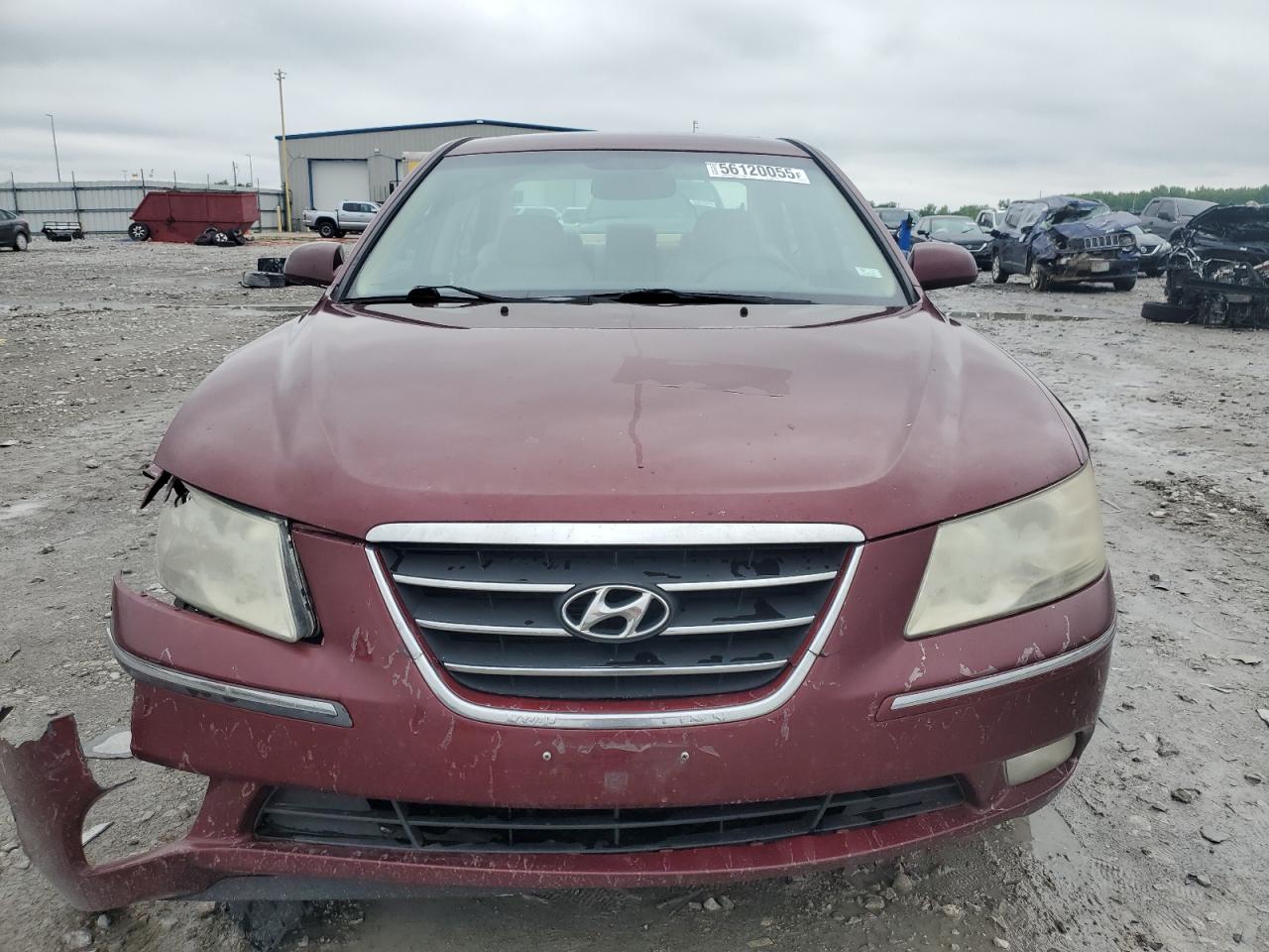 2009 Hyundai Sonata Se Maroon vin: 5NPEU46C59H538048