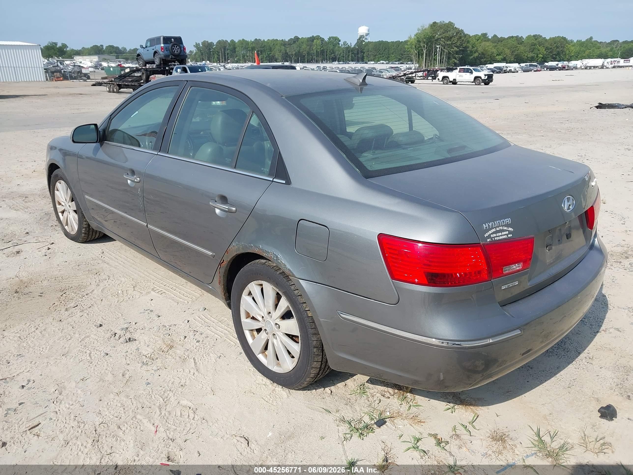 2009 Hyundai Sonata Limited Gray vin: 5NPEU46C59H566982