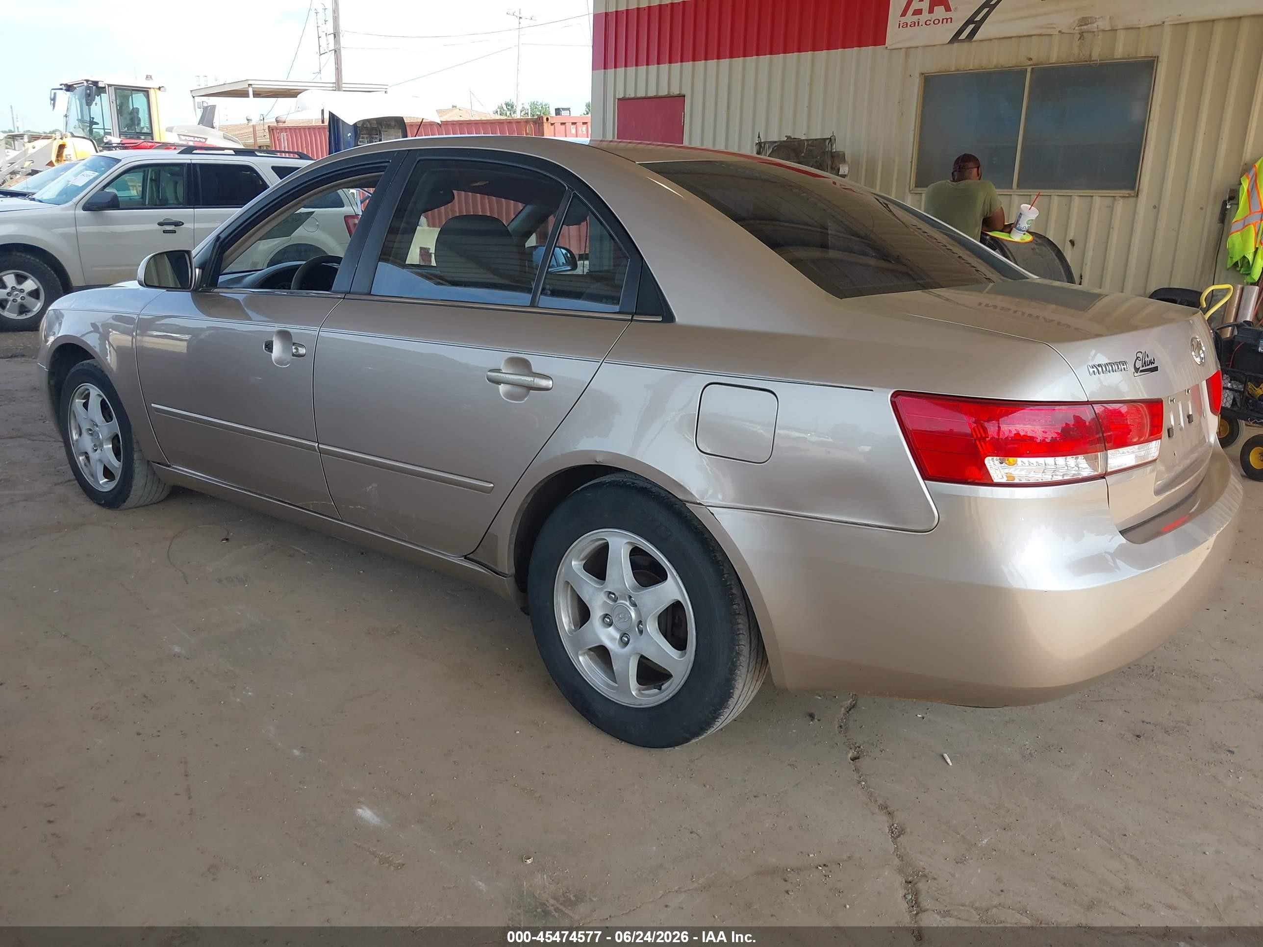 2006 Hyundai Sonata Gls Gold vin: 5NPEU46C76H165350