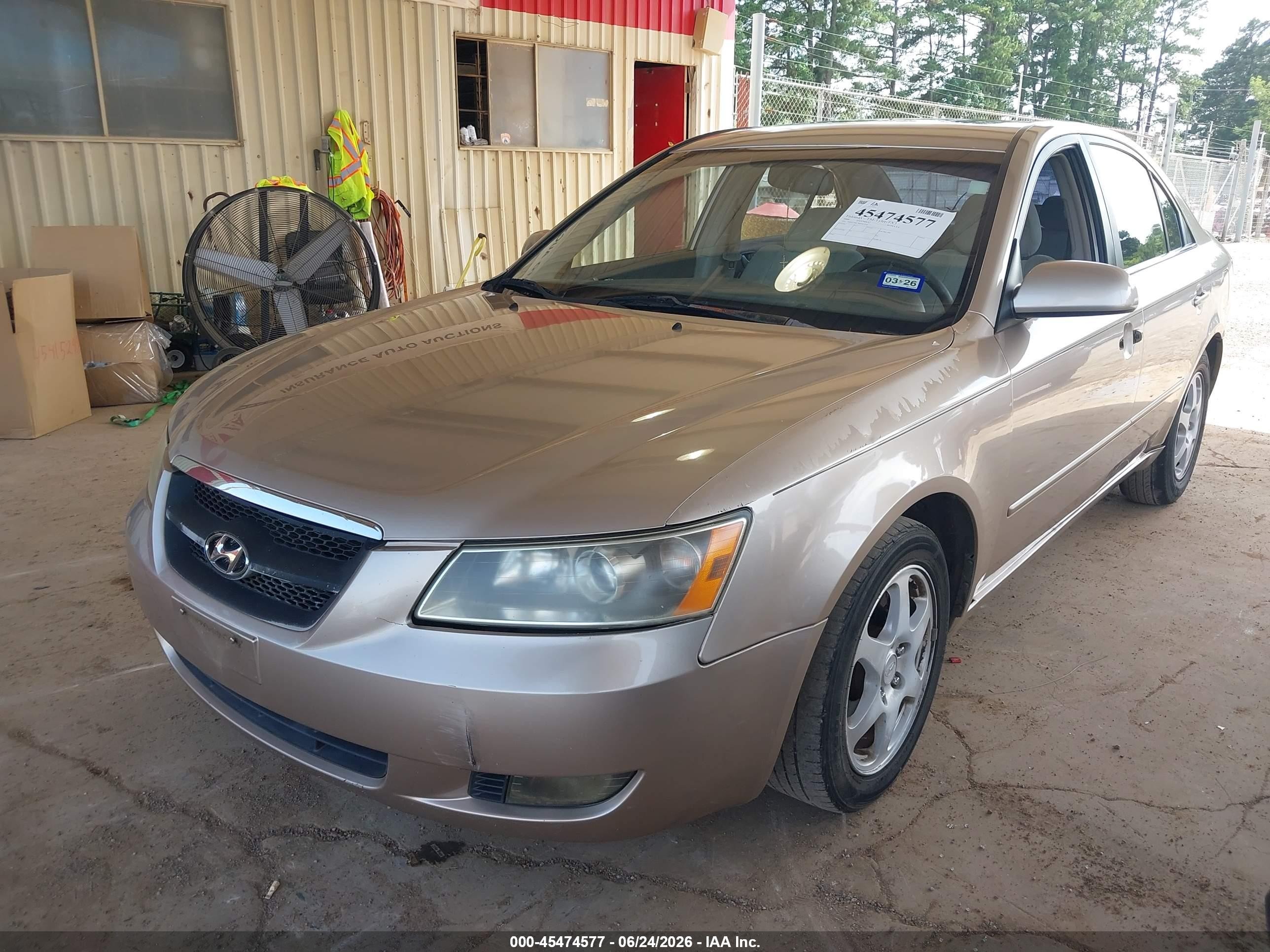 2006 Hyundai Sonata Gls Gold vin: 5NPEU46C76H165350
