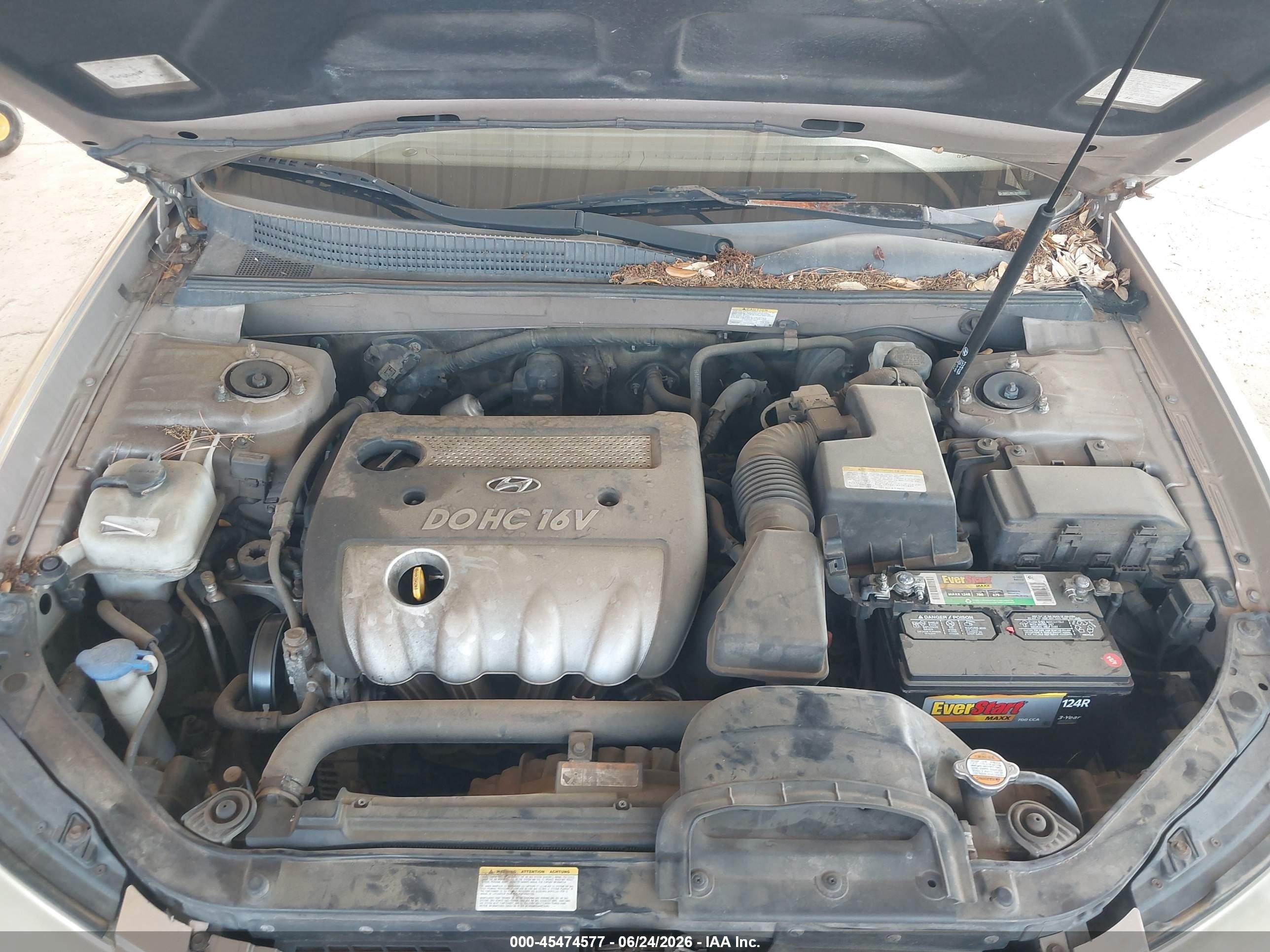 2006 Hyundai Sonata Gls Gold vin: 5NPEU46C76H165350
