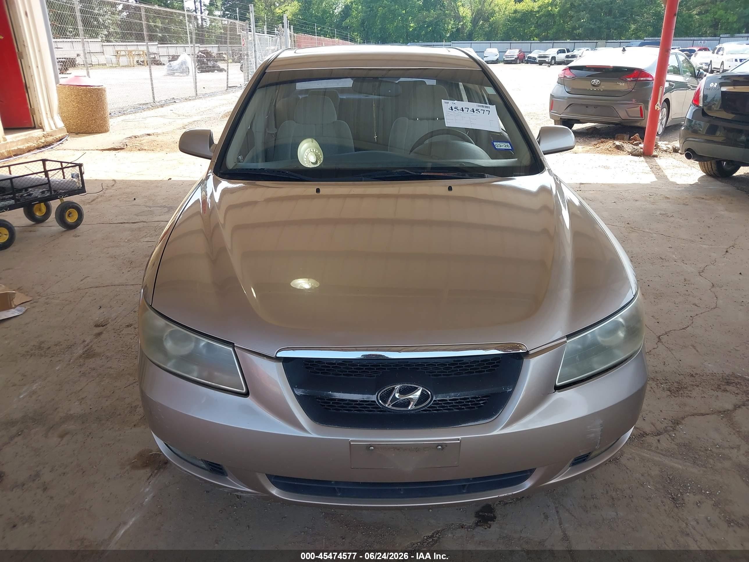 2006 Hyundai Sonata Gls Gold vin: 5NPEU46C76H165350