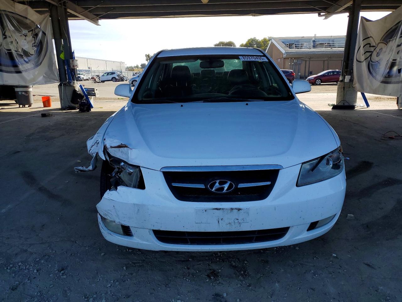 2008 Hyundai Sonata Se Белый vin: 5NPEU46C78H372873