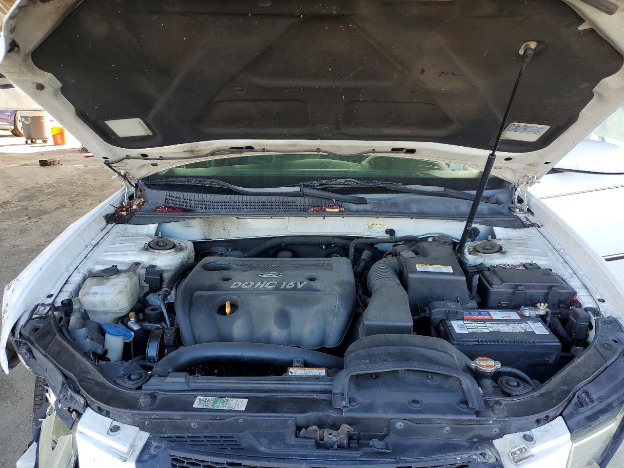 2008 Hyundai Sonata Se Белый vin: 5NPEU46C78H372873