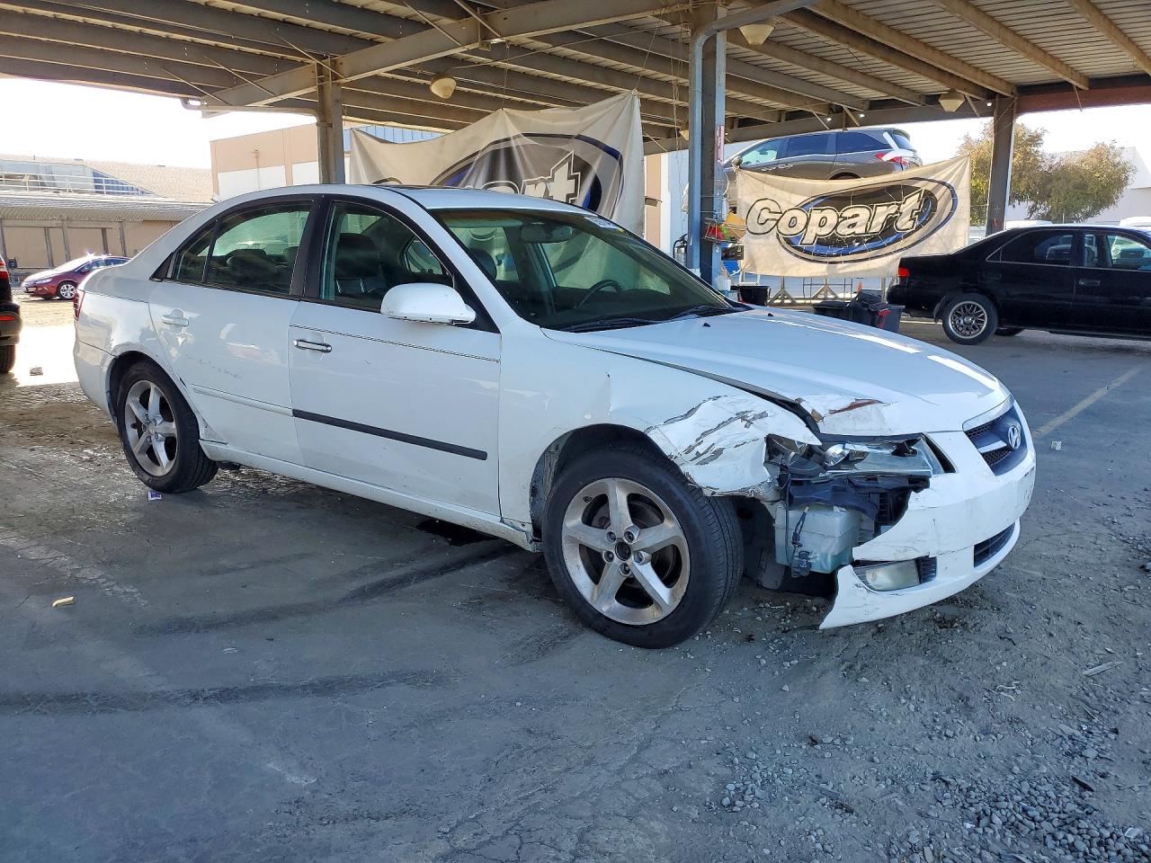 2008 Hyundai Sonata Se Белый vin: 5NPEU46C78H372873